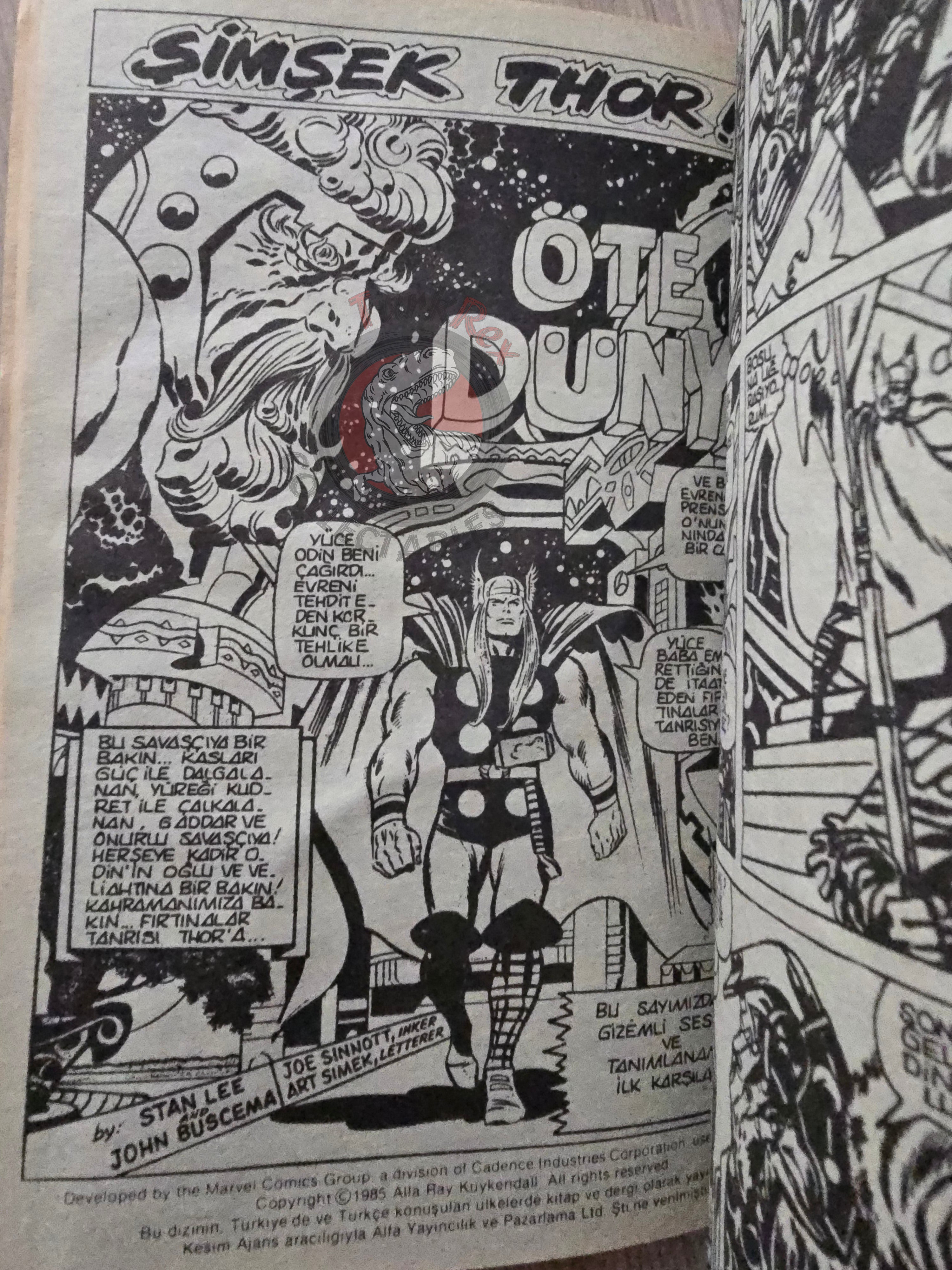 Thor Vol #6 1987 Turkish Comic Turkey The Mighty Thor #183–187 #217–219