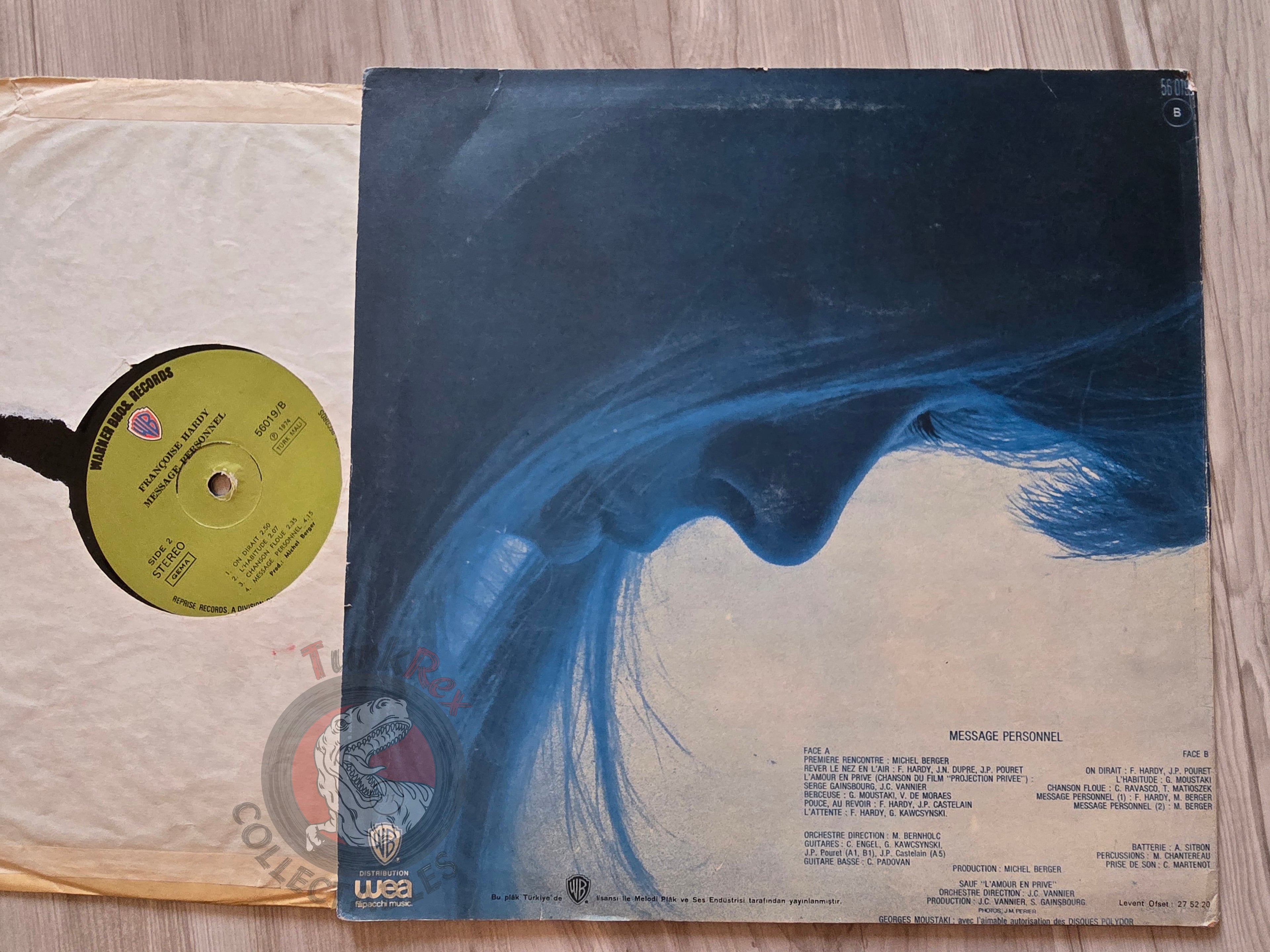 Françoise Hardy – Message Personnel Turkish Pressing Vinyl Turkey Edition