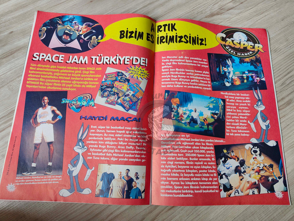 Casper the Friendly Ghost Magazine – Issue #17 1997 Turkish Comic Turkey