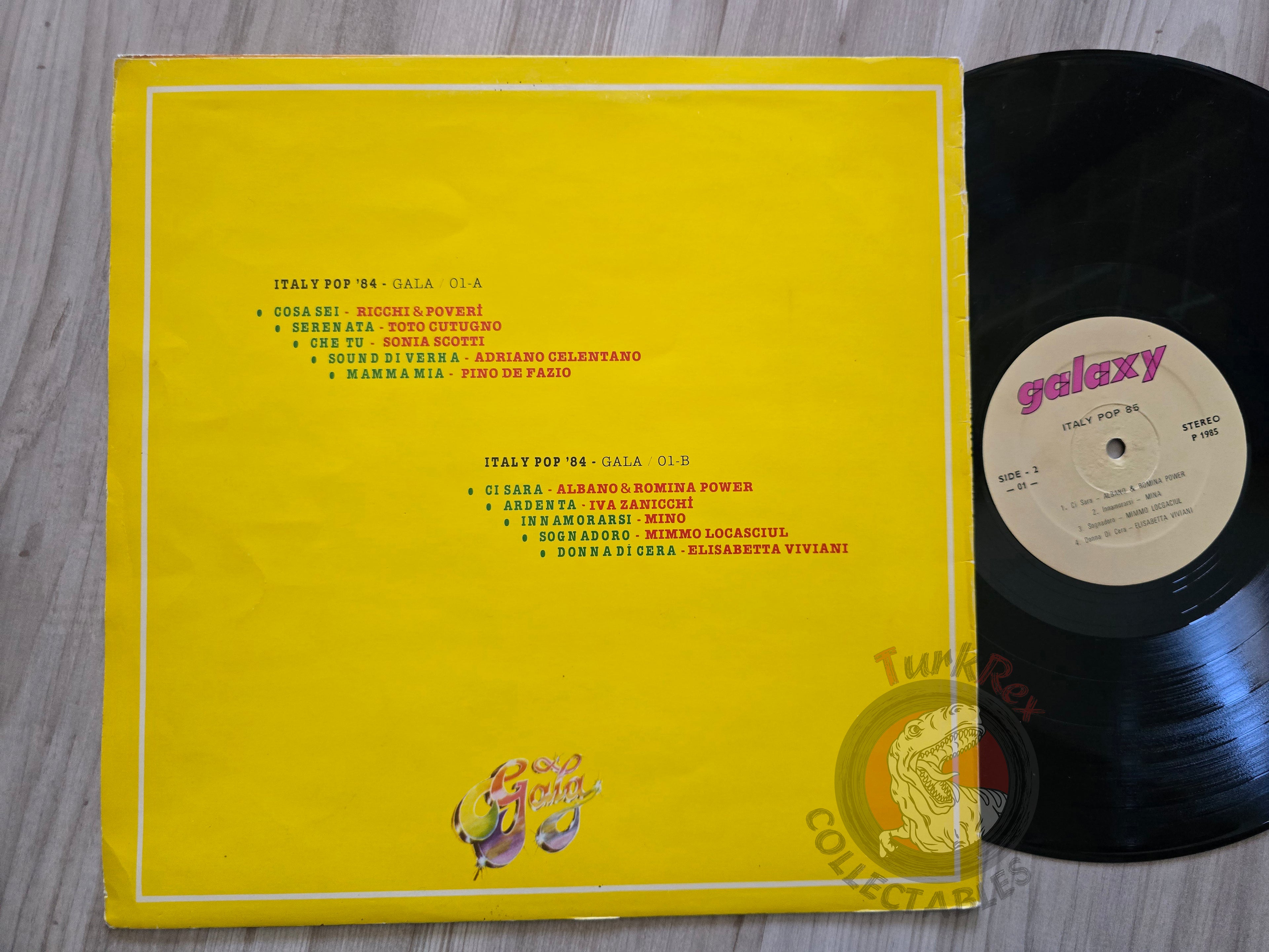 Various – Italy Pop '84 Turkish Pressing Vinyl Turkey Edition