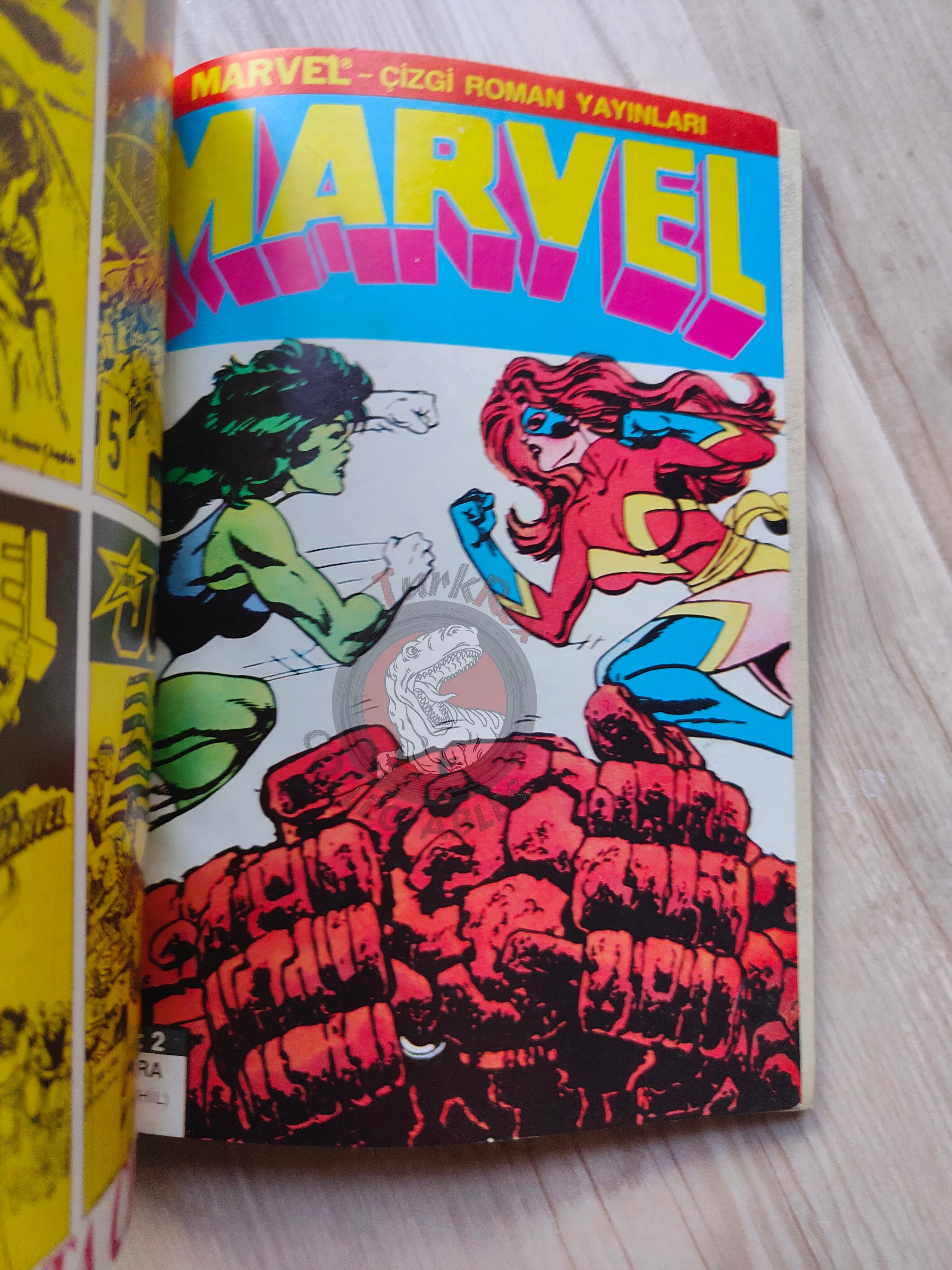 Ms. Marvel Vol #1 1988 Turkish Comic Turkey #1 #2 #3 The Avengers #184