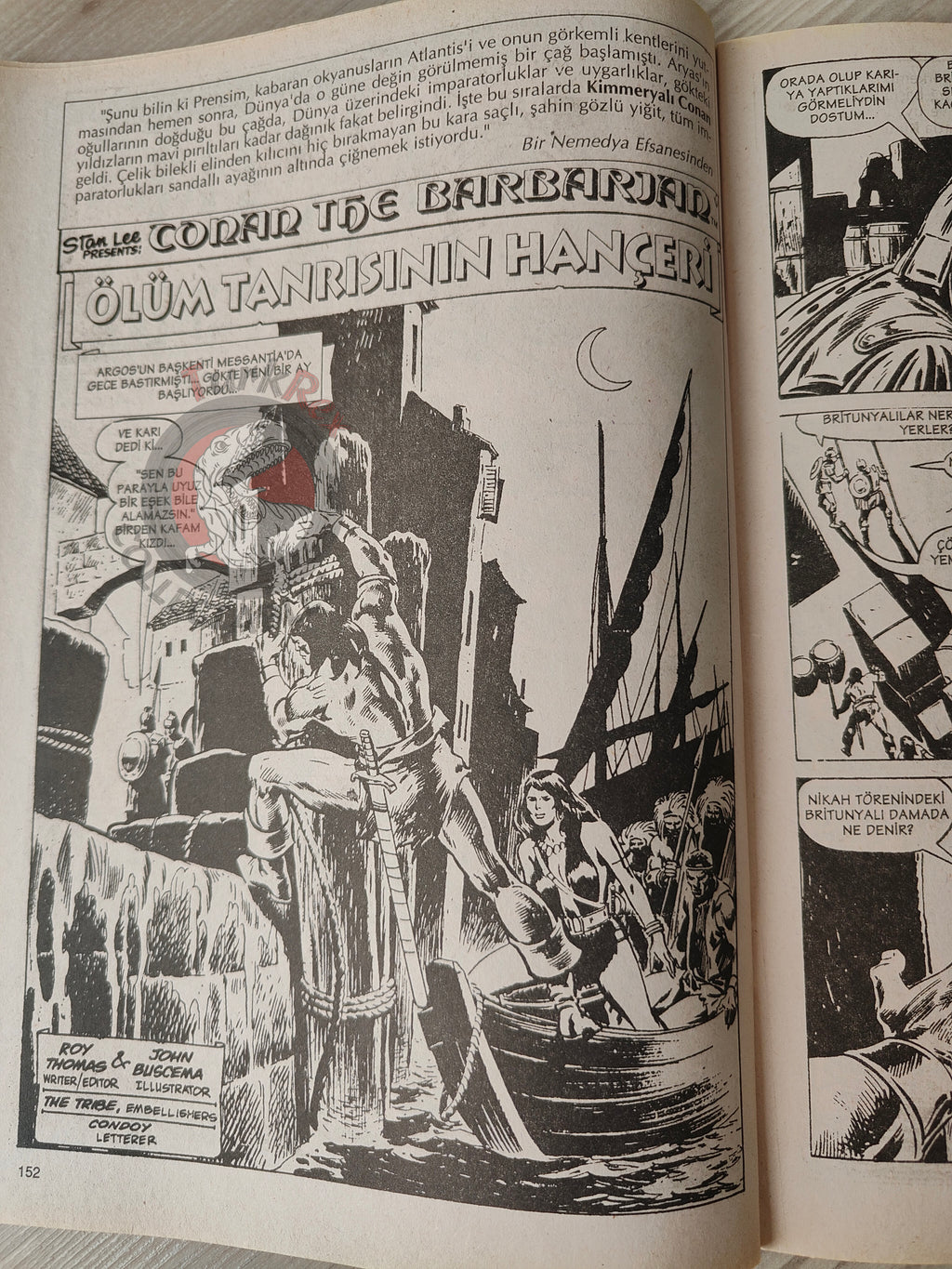 Conan The Barbarian #3 2001 Turkish Comic Turkey #65 #66 #67 #68