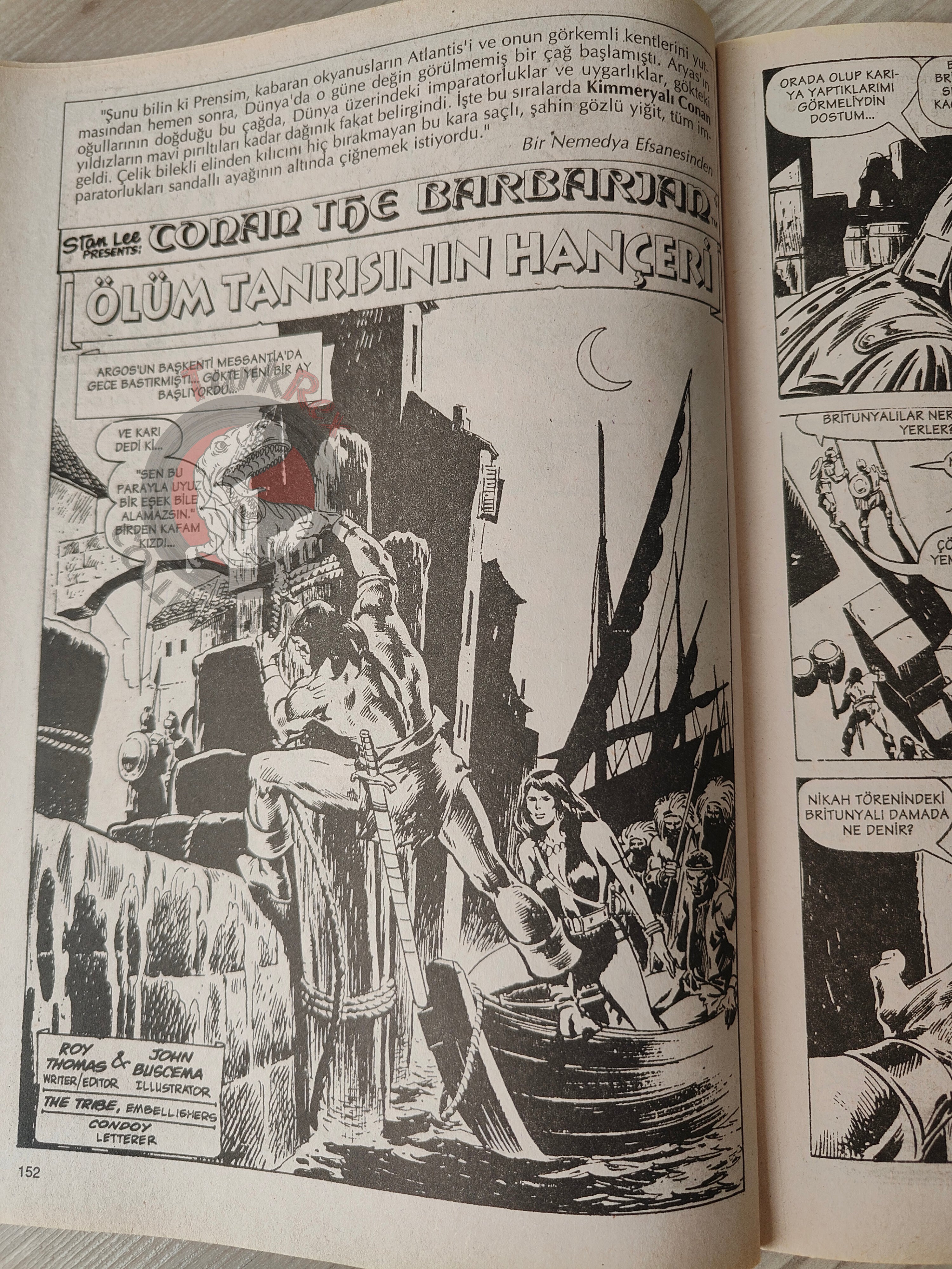 Conan The Barbarian #3 2001 Turkish Comic Turkey #65 #66 #67 #68