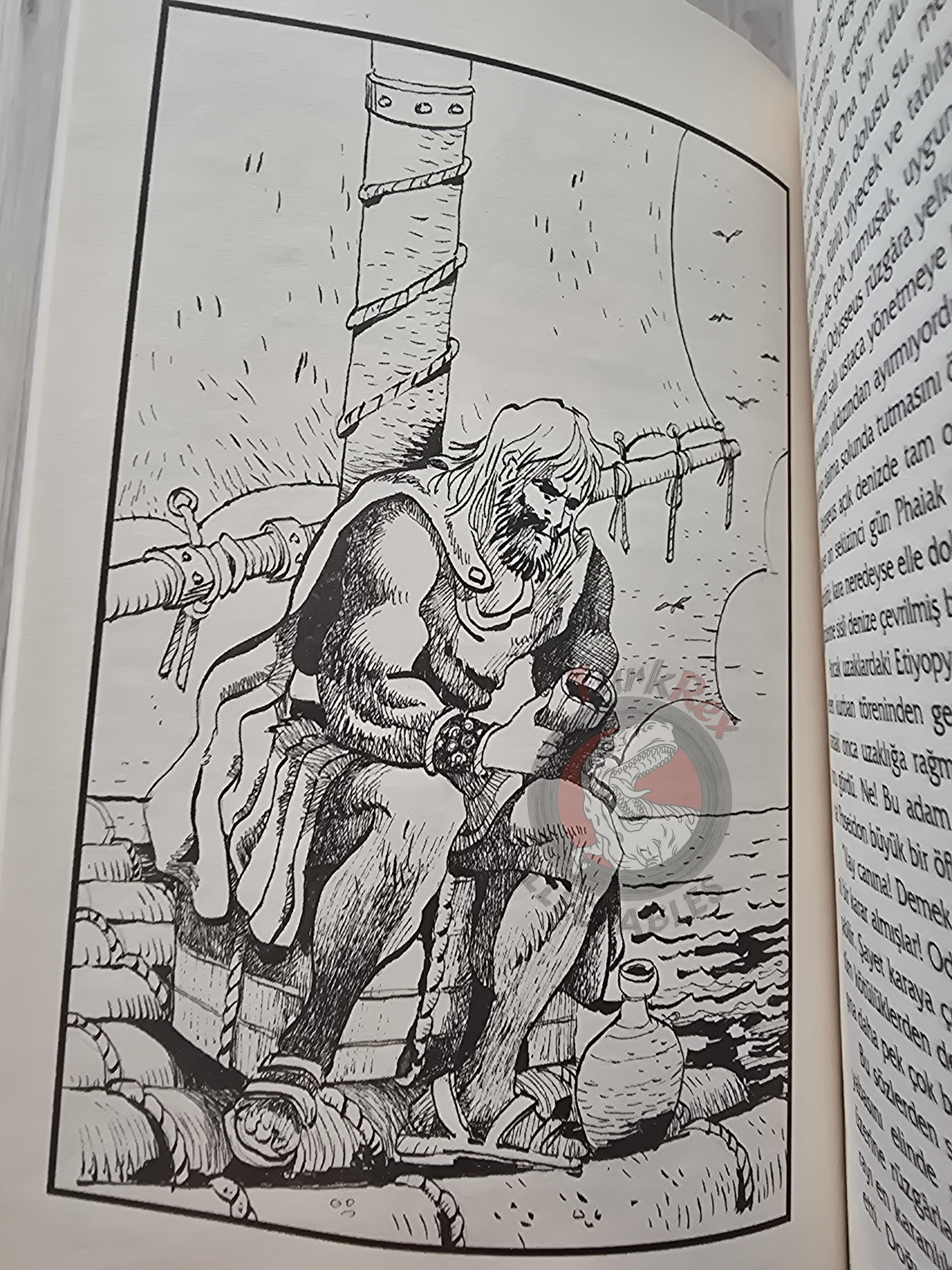 Odyssey – Robert Krugmann 2003 Turkish Book Turkey Illustrated by Turkish Artist