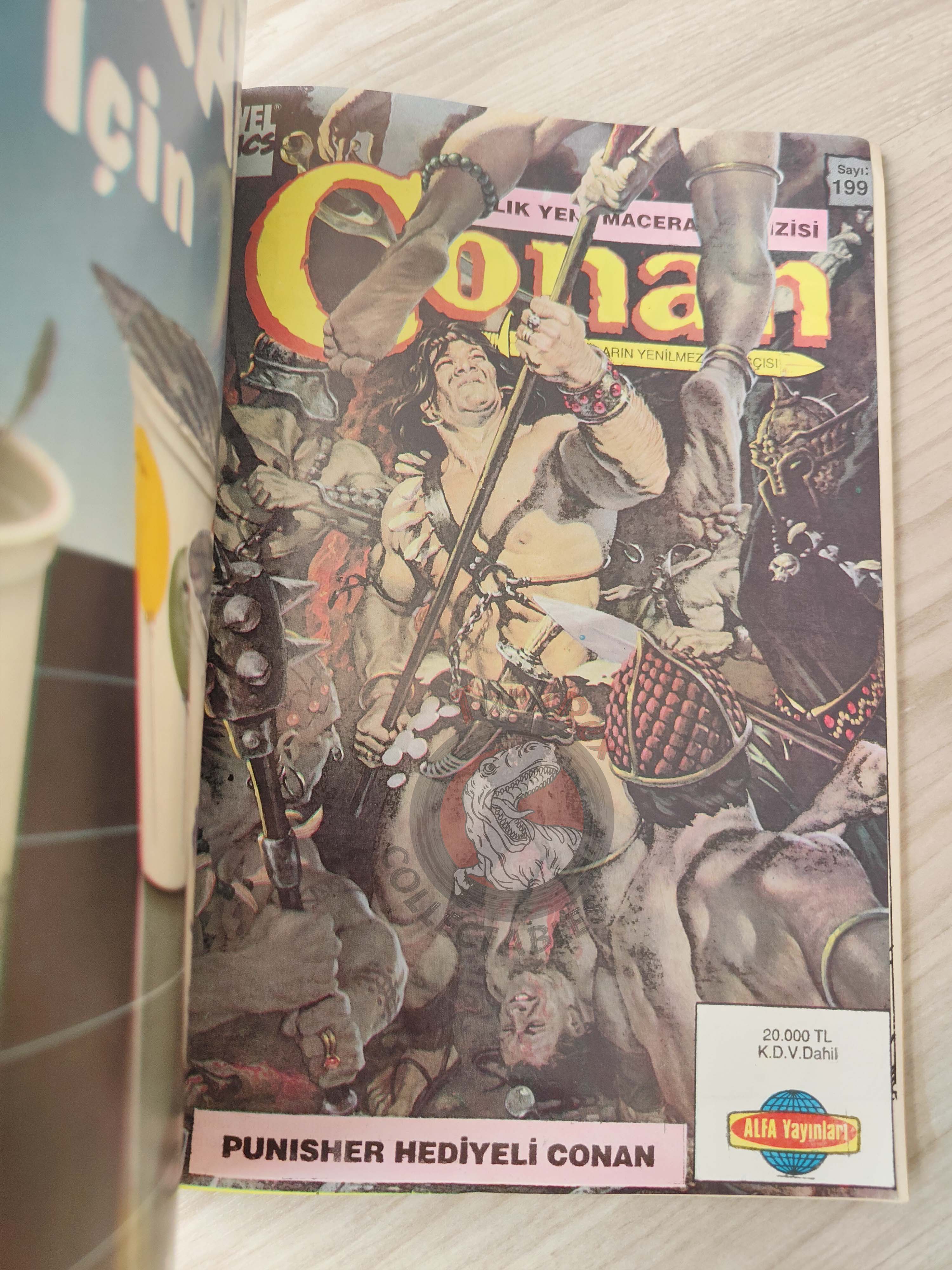 Conan Volume #32 Turkish Comic Turkey Conan & Tarzan Red Sonja #207