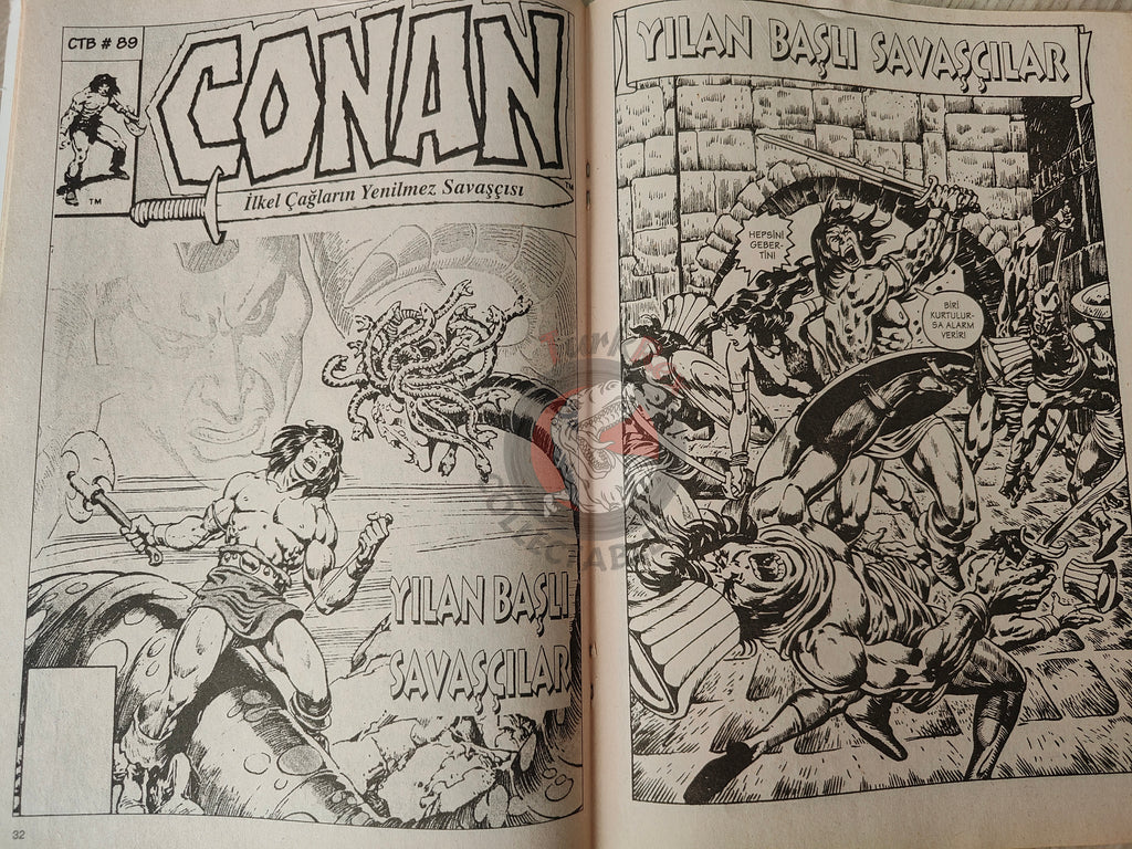 Conan The Barbarian #9 2001 Turkish Comic Turkey #88 #89 #90 #91