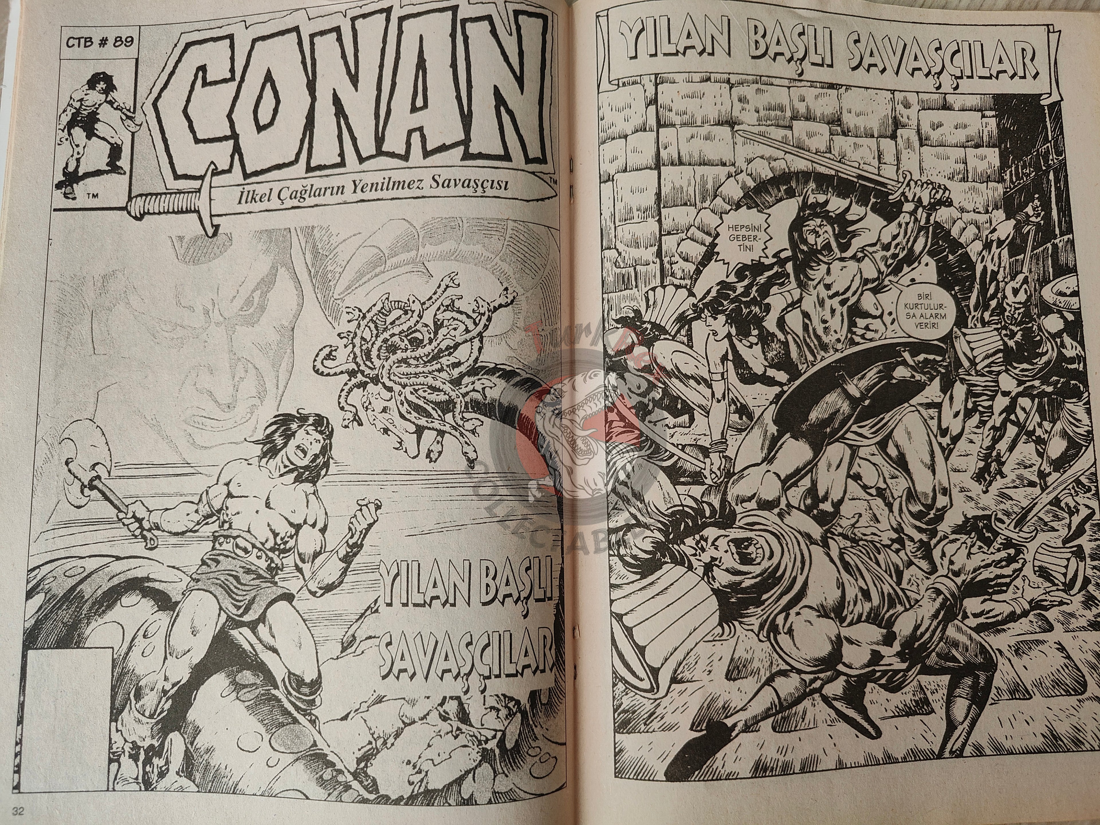 Conan The Barbarian #9 2001 Turkish Comic Turkey #88 #89 #90 #91