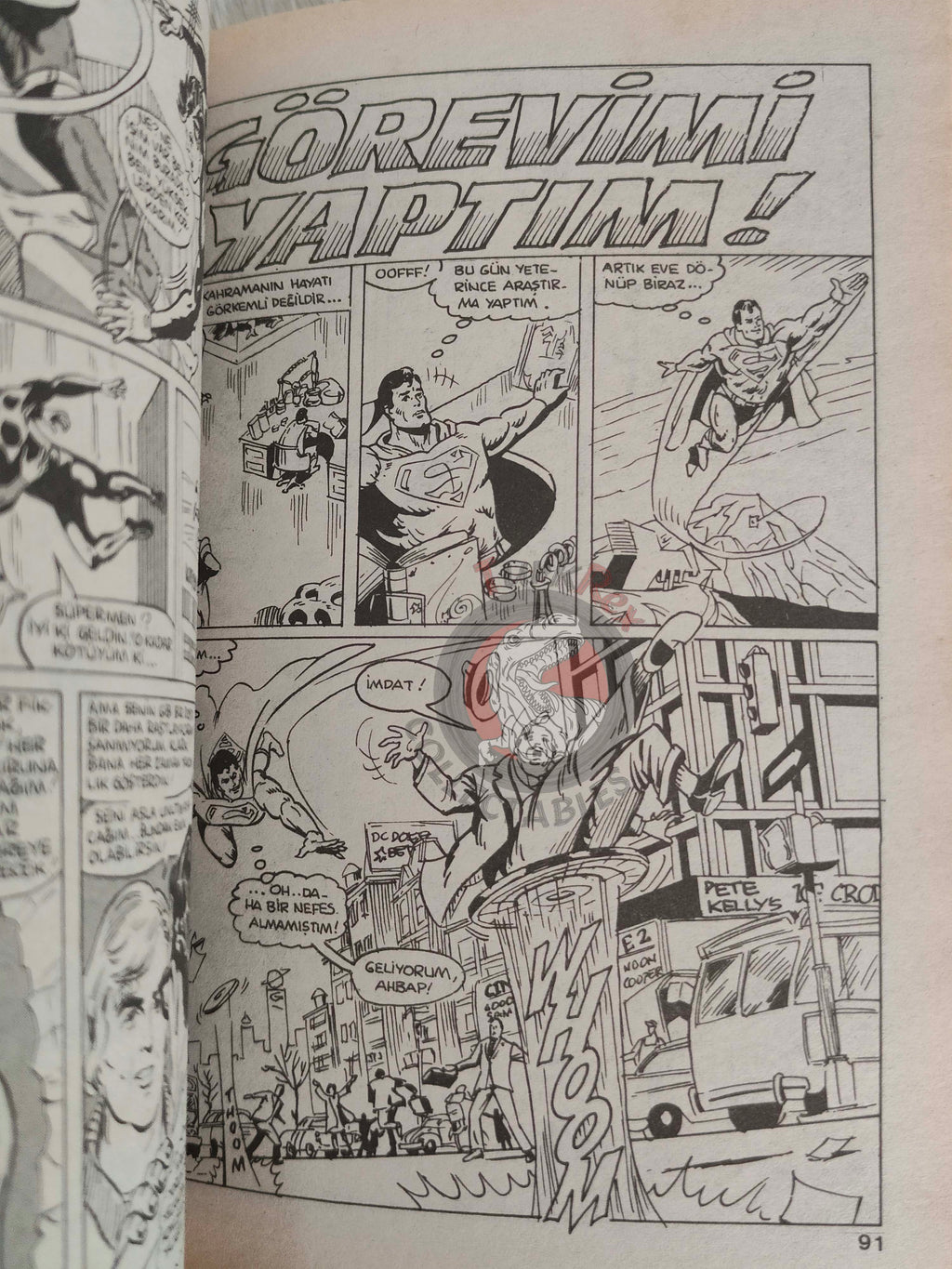 Superman Album #4 Turkish Comic Turkey #384 DC Comics Presents Annual #1