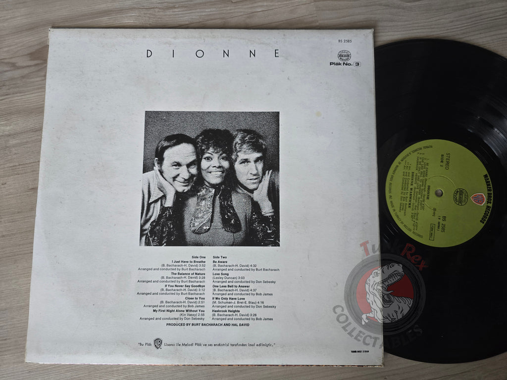 Dionne Warwick – Dionne Turkish Club Pressing Vinyl Turkey Edition