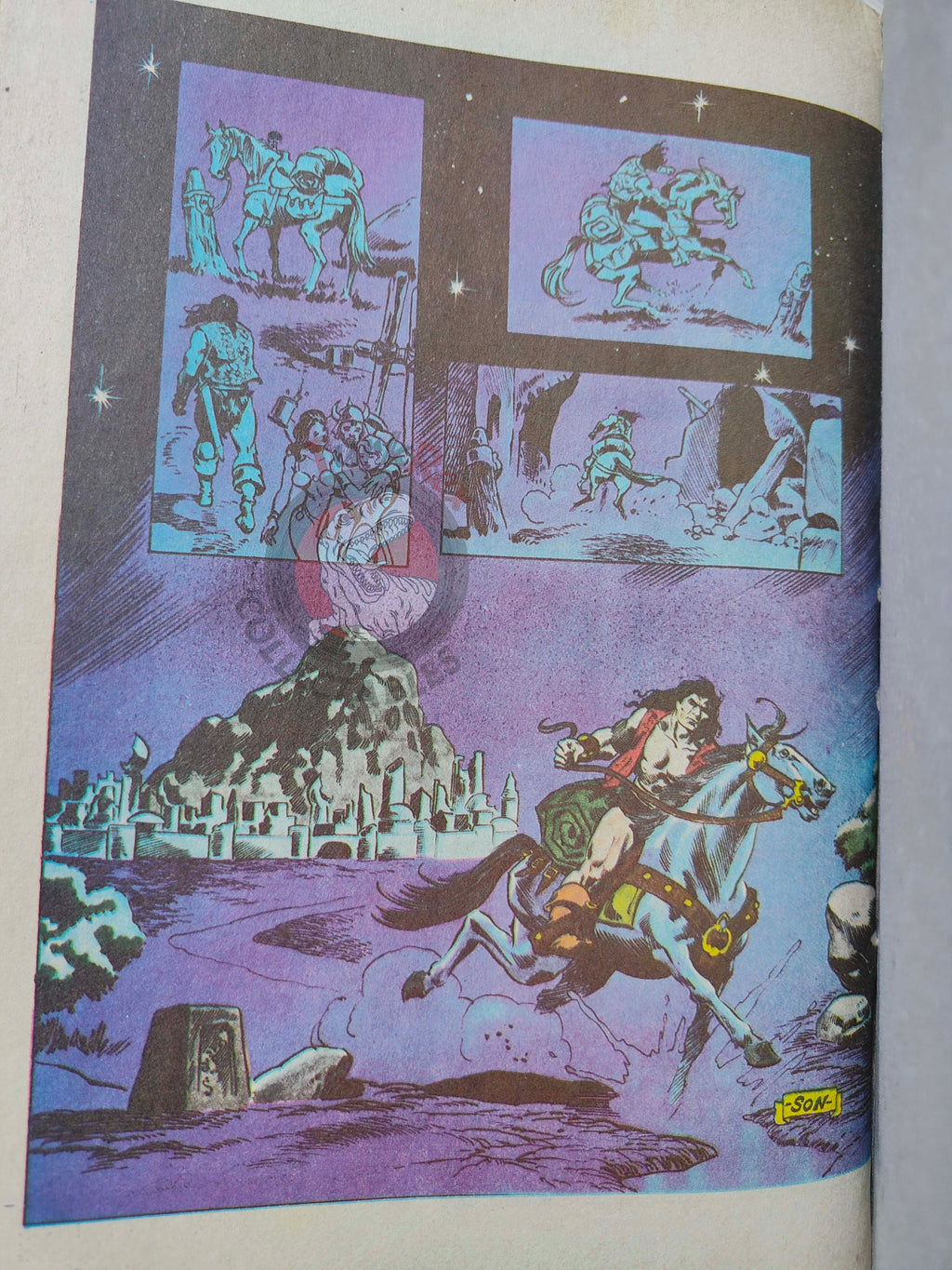 Conan Horn of Azoth 1990 Marvel Grafik #3 Turkish Comic Turkey