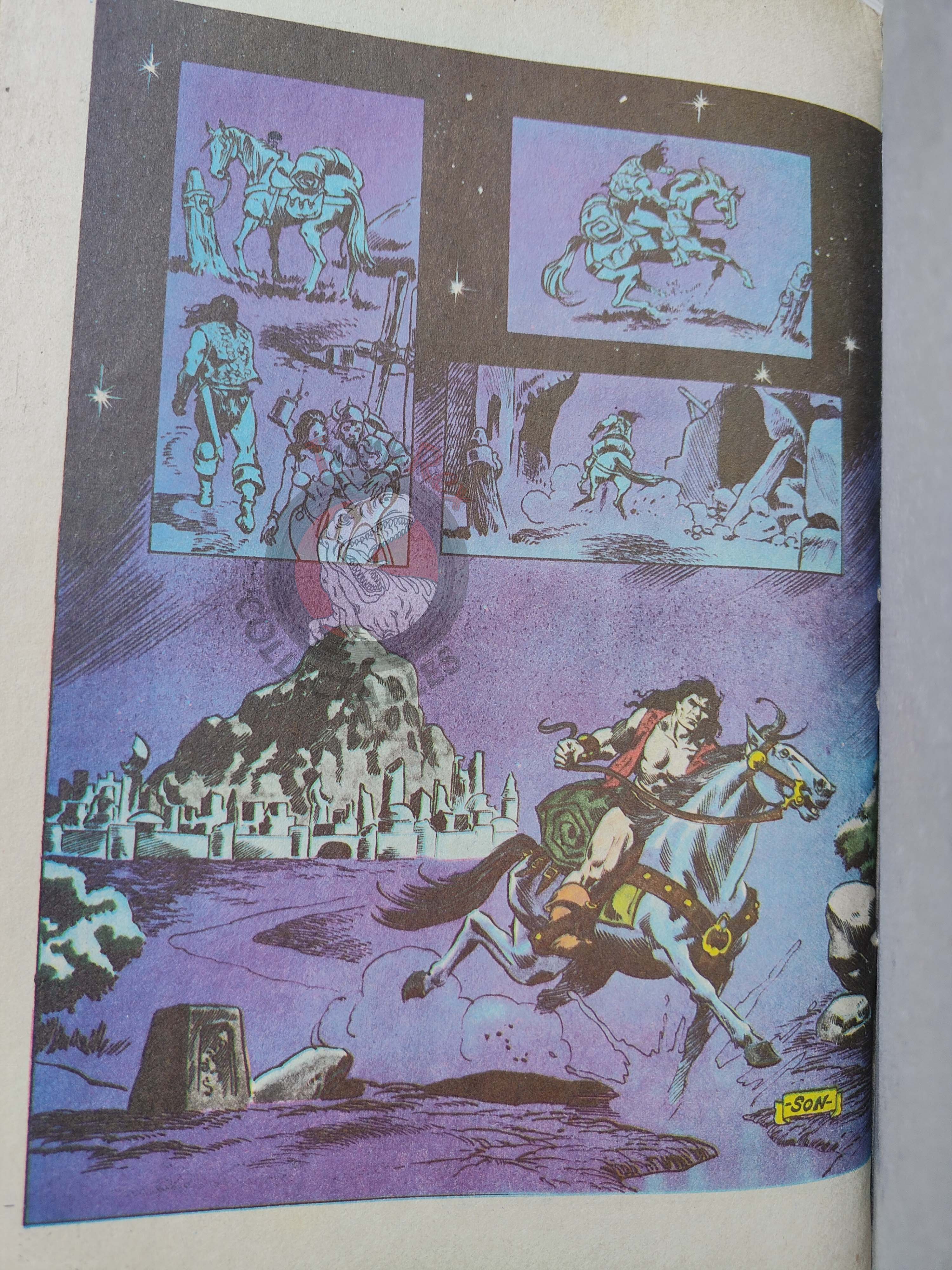 Conan Horn of Azoth 1990 Marvel Grafik #3 Turkish Comic Turkey