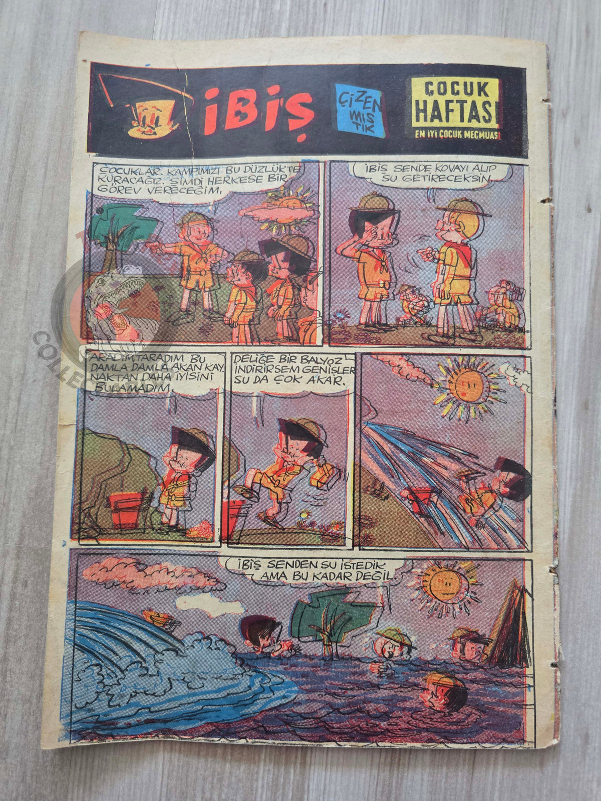 Çocuk Haftası Magazine 1962 Porky Pig Turkish Comic Turkey