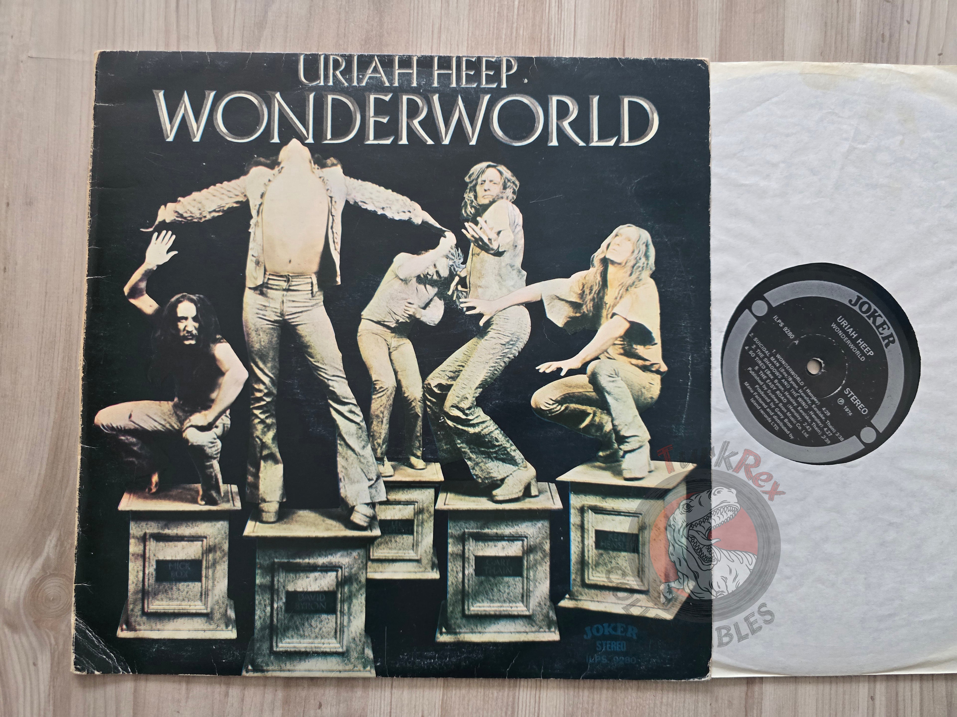 Uriah Heep – Wonderworld Turkish Pressing Vinyl Turkey Edition