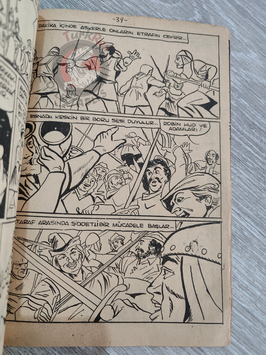Robin Hood 1962 Turkish Comic Turkey Classics Illustrated