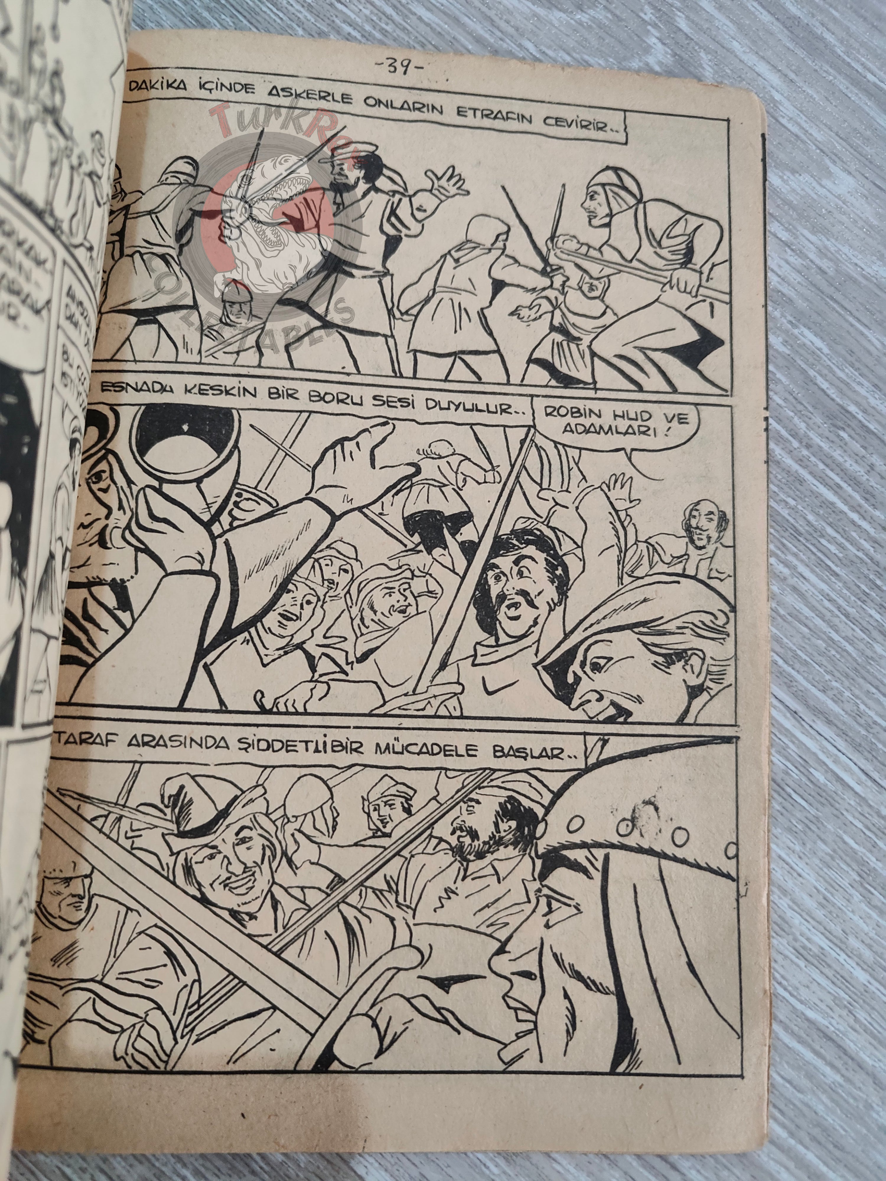 Robin Hood 1962 Turkish Comic Turkey Classics Illustrated