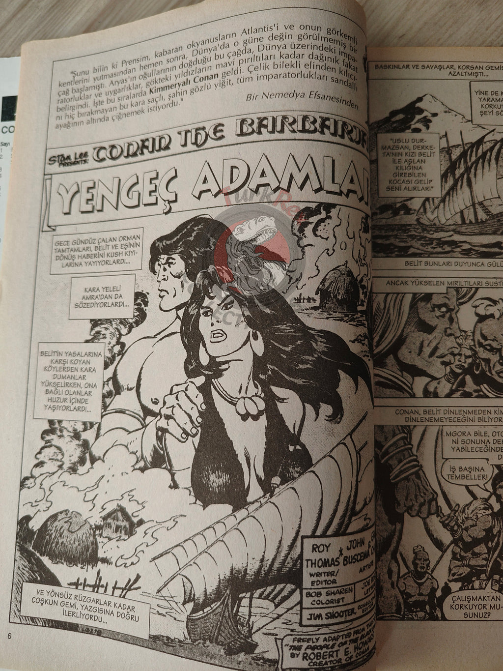 Conan The Barbarian #12 2001 Turkish Comic Turkey #99 #100 Kull Of Atlantis #1