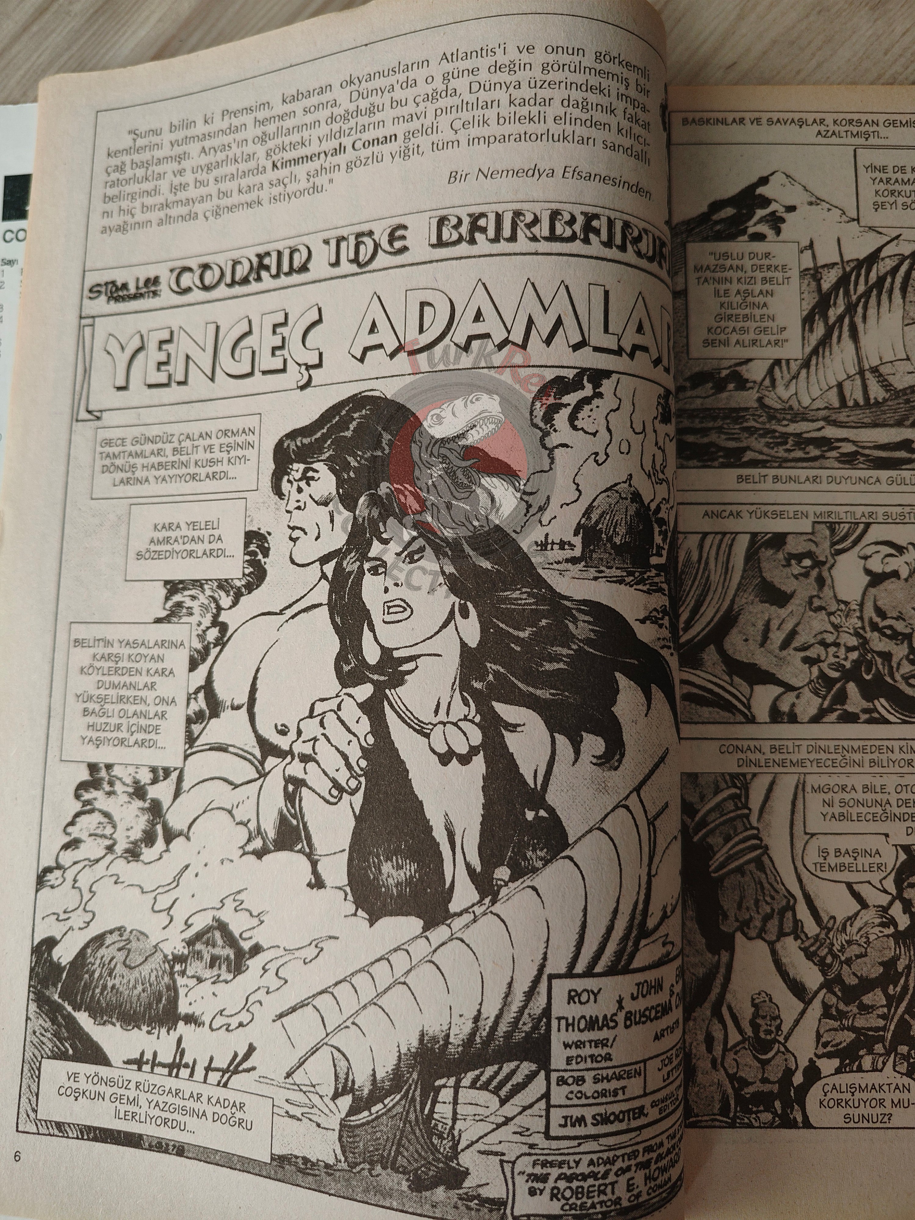 Conan The Barbarian #12 2001 Turkish Comic Turkey #99 #100 Kull Of Atlantis #1