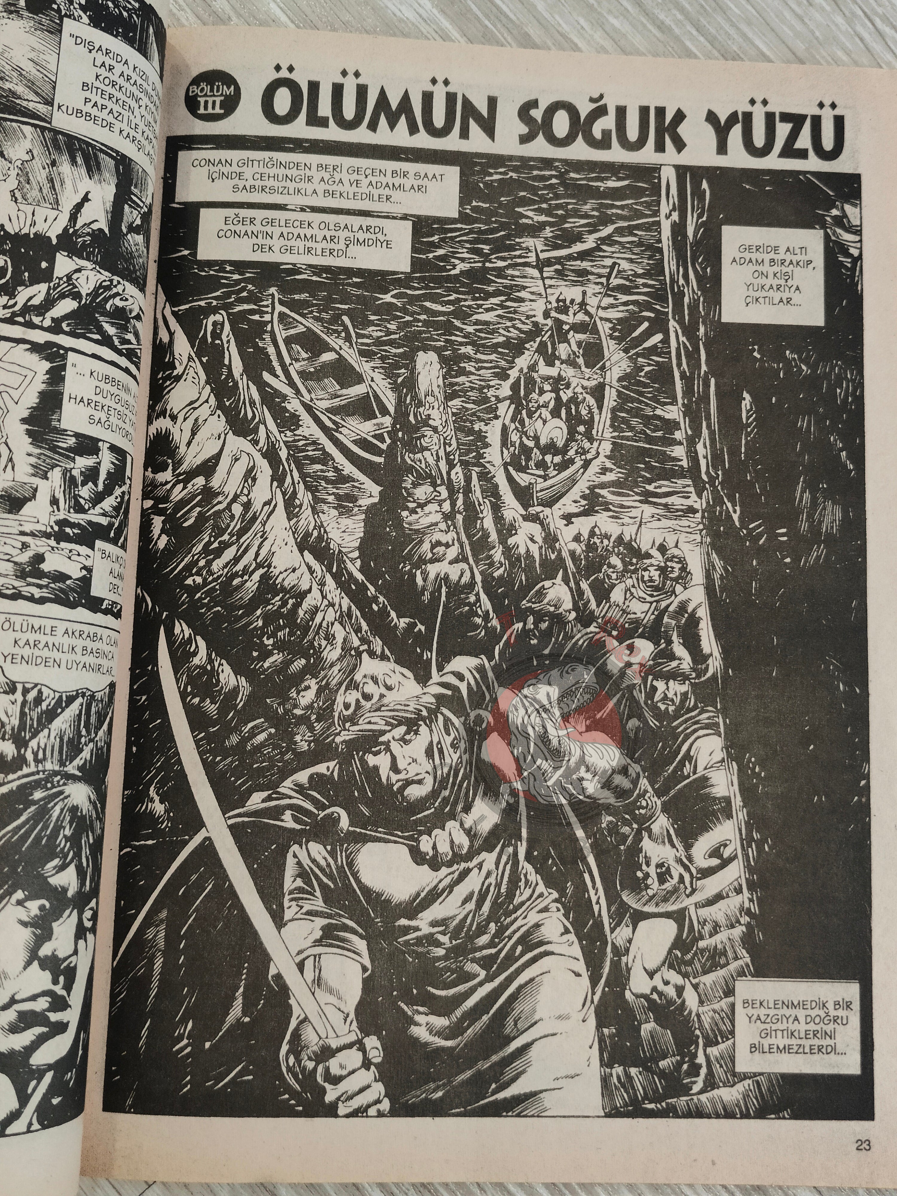 Conan #9 The Savage Sword of Conan #15 #16 Turkish Comic Turkey
