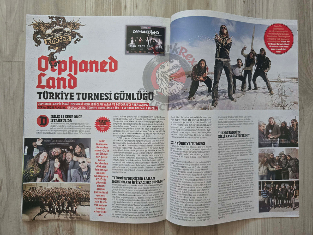 Headbang 2012 Pentagram Turkish Mag Turkey Overkill Ronnie Montrose Moonspell Opeth