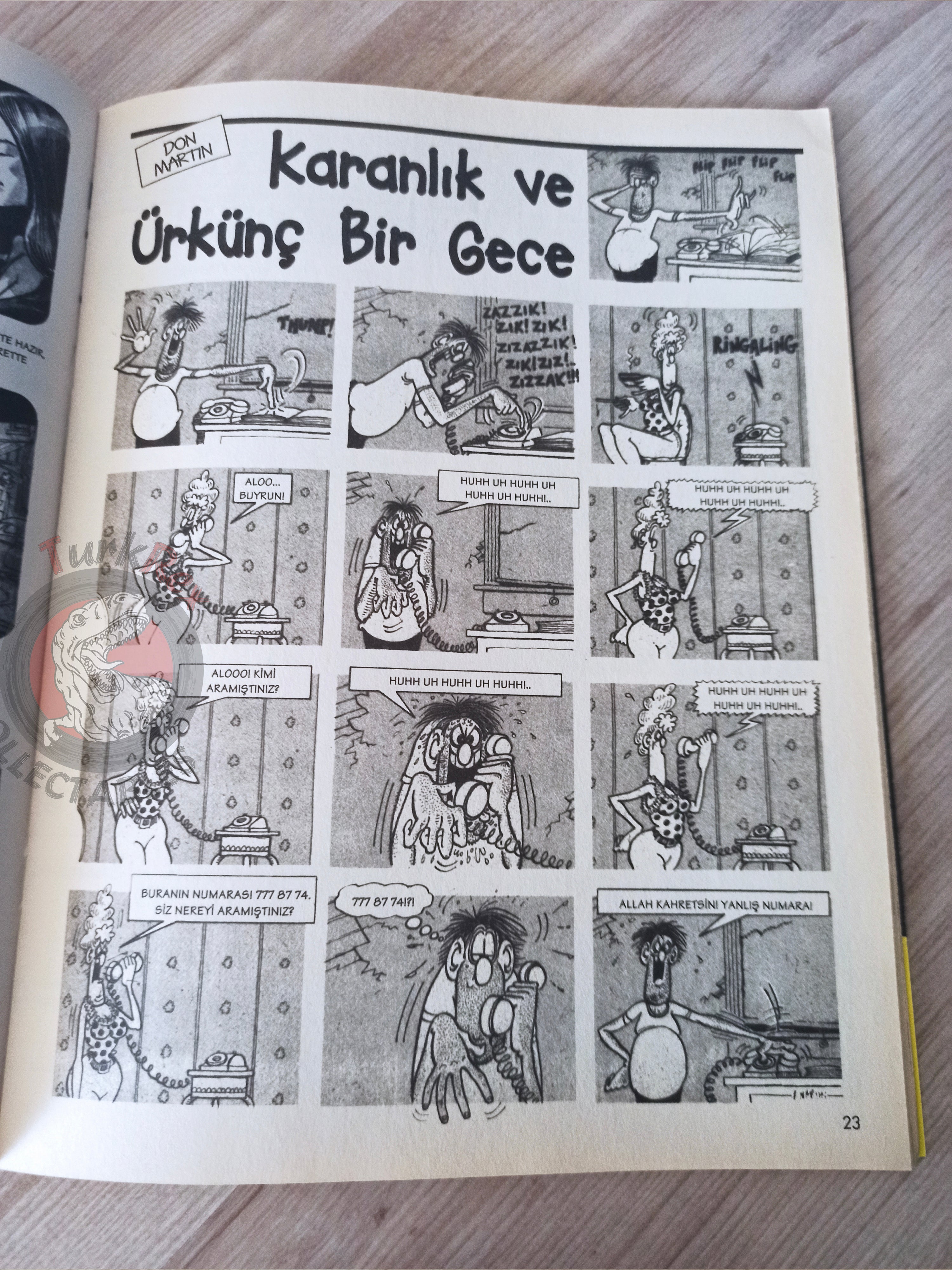Mad Magazine #1 2000 Turkish Comic Turkey Peanuts Don Martin
