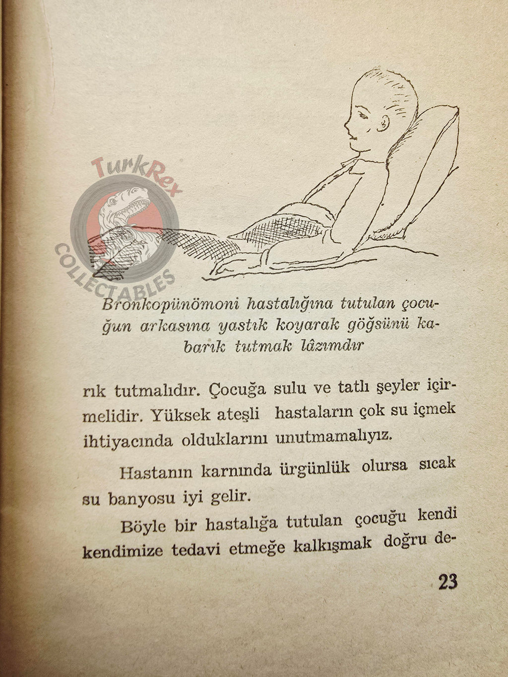 American Marshall Plan - Let's Protect Our Children from Diseases 1953 1st Turkish Book Turkey
