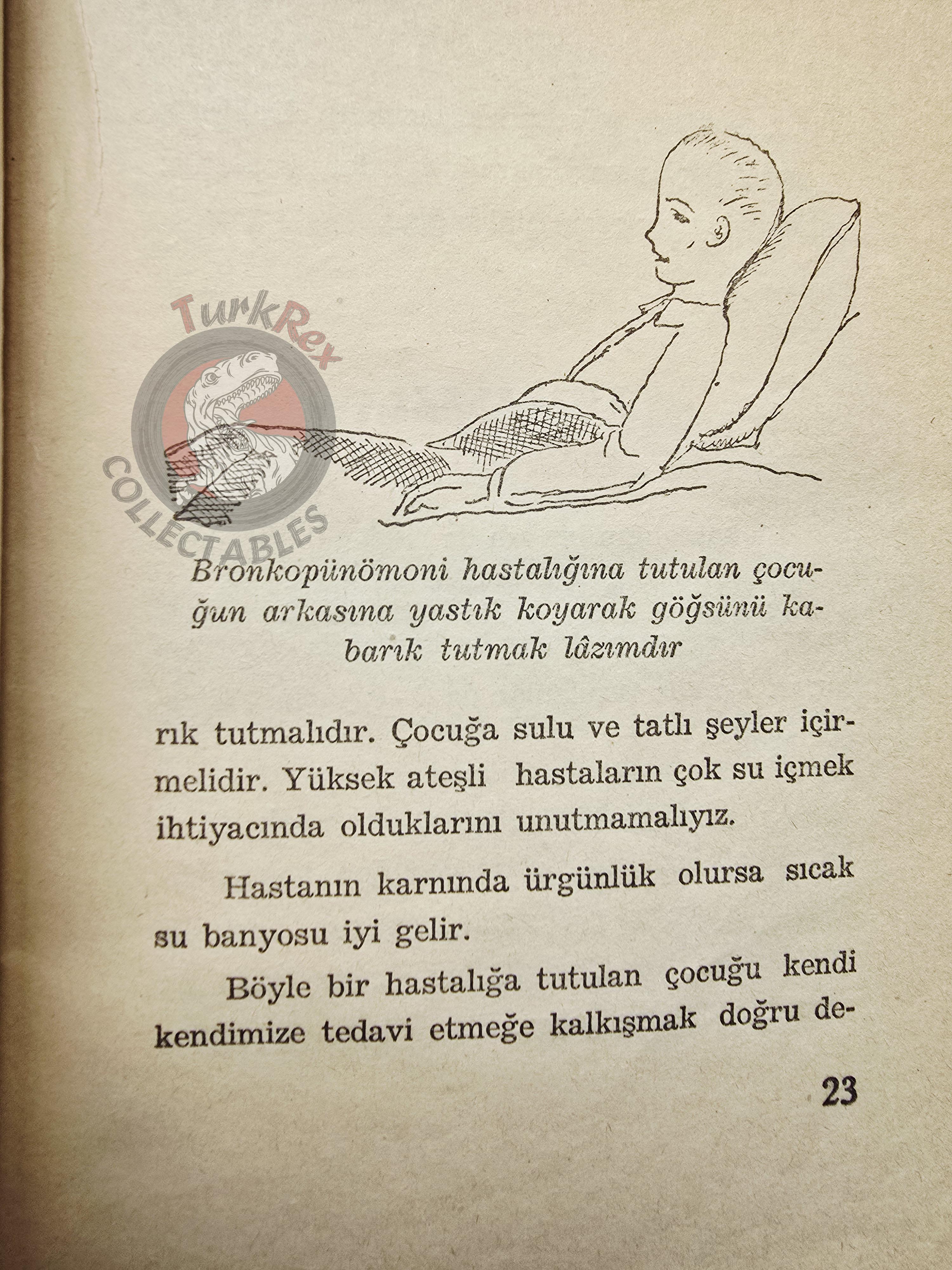 American Marshall Plan - Let's Protect Our Children from Diseases 1953 1st Turkish Book Turkey