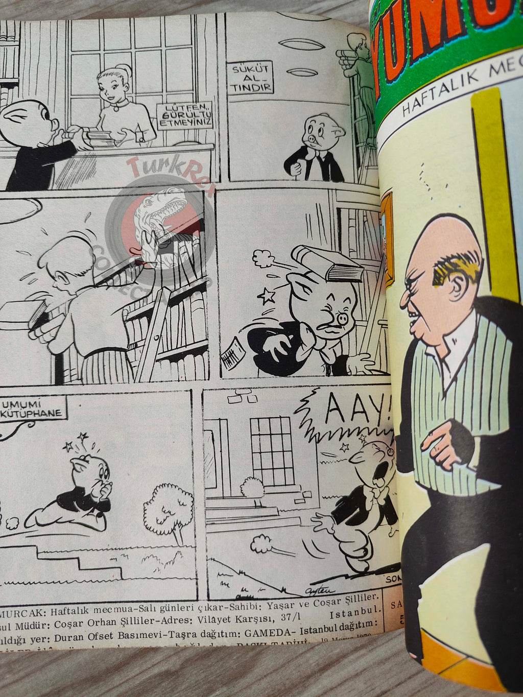 Blondin et Cirage - Le nègre blanc 1970 Turkish Comic Turkey Jijé Yumurcak Mag #2