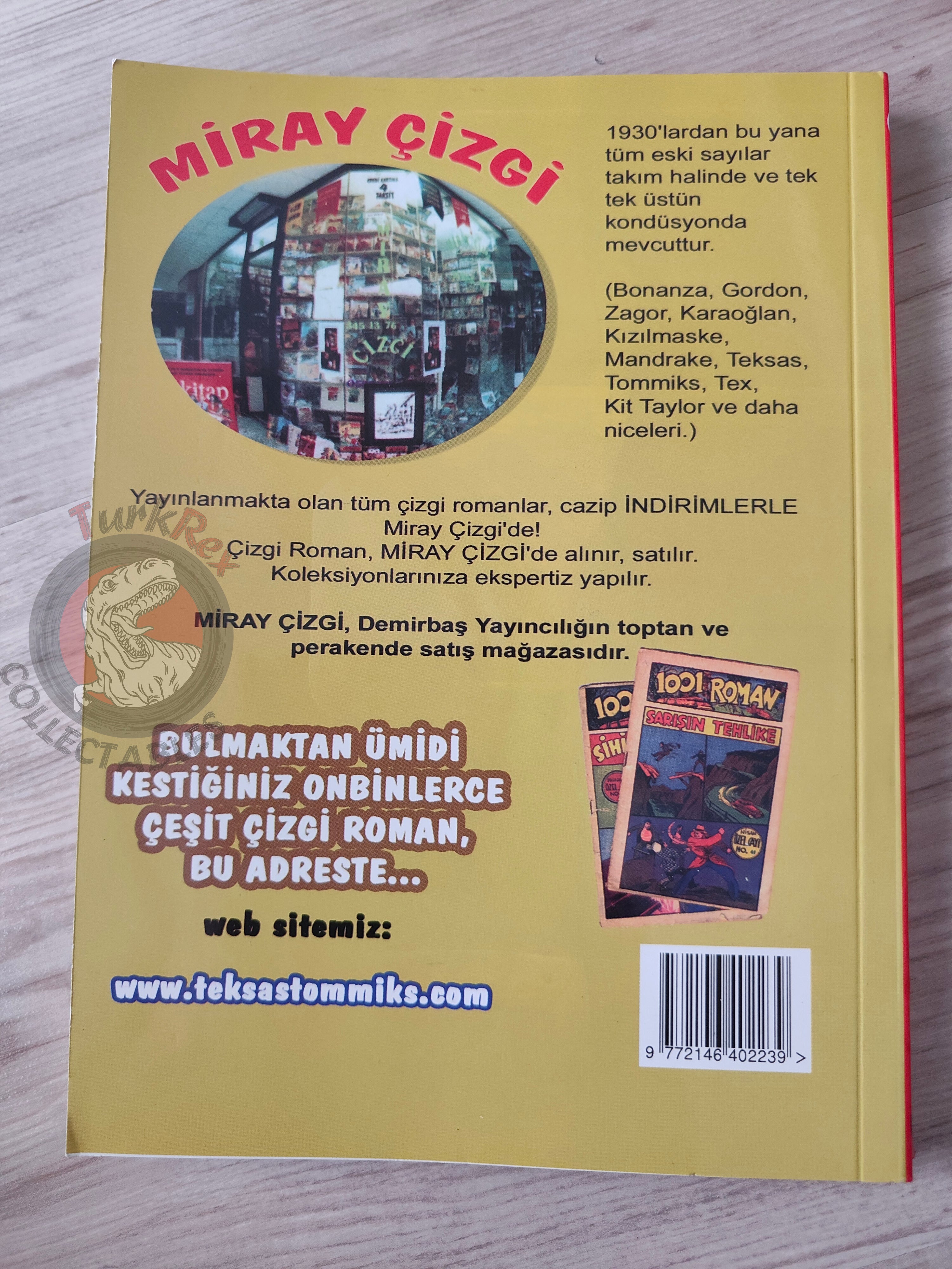 The Phantom #2 2011 Secret of the Cave Island Turkish Comic Turkey