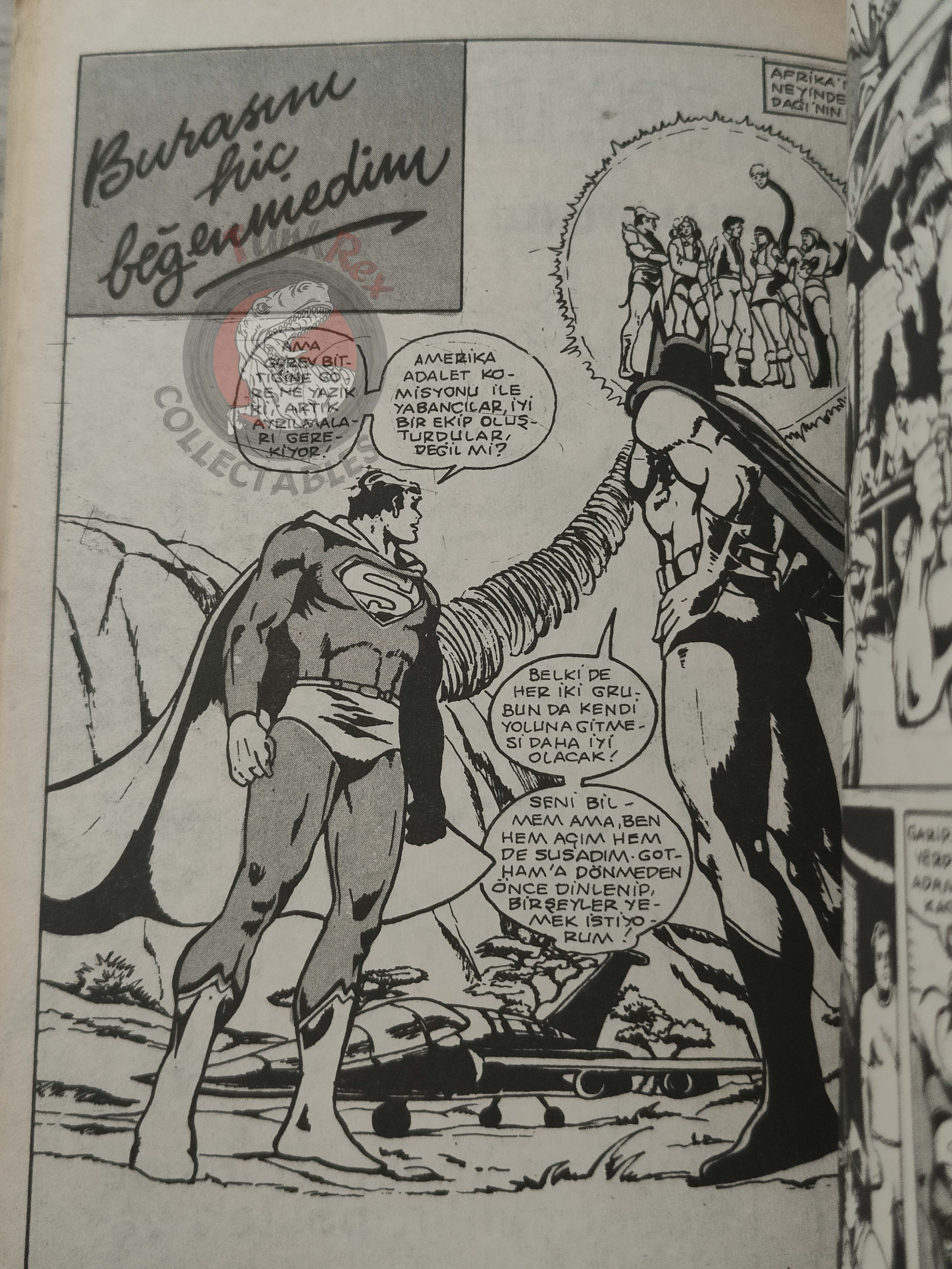 Superman Vol #38 1992 Turkish Comic Turkey #26 #28 Action Comics #683 Batman
