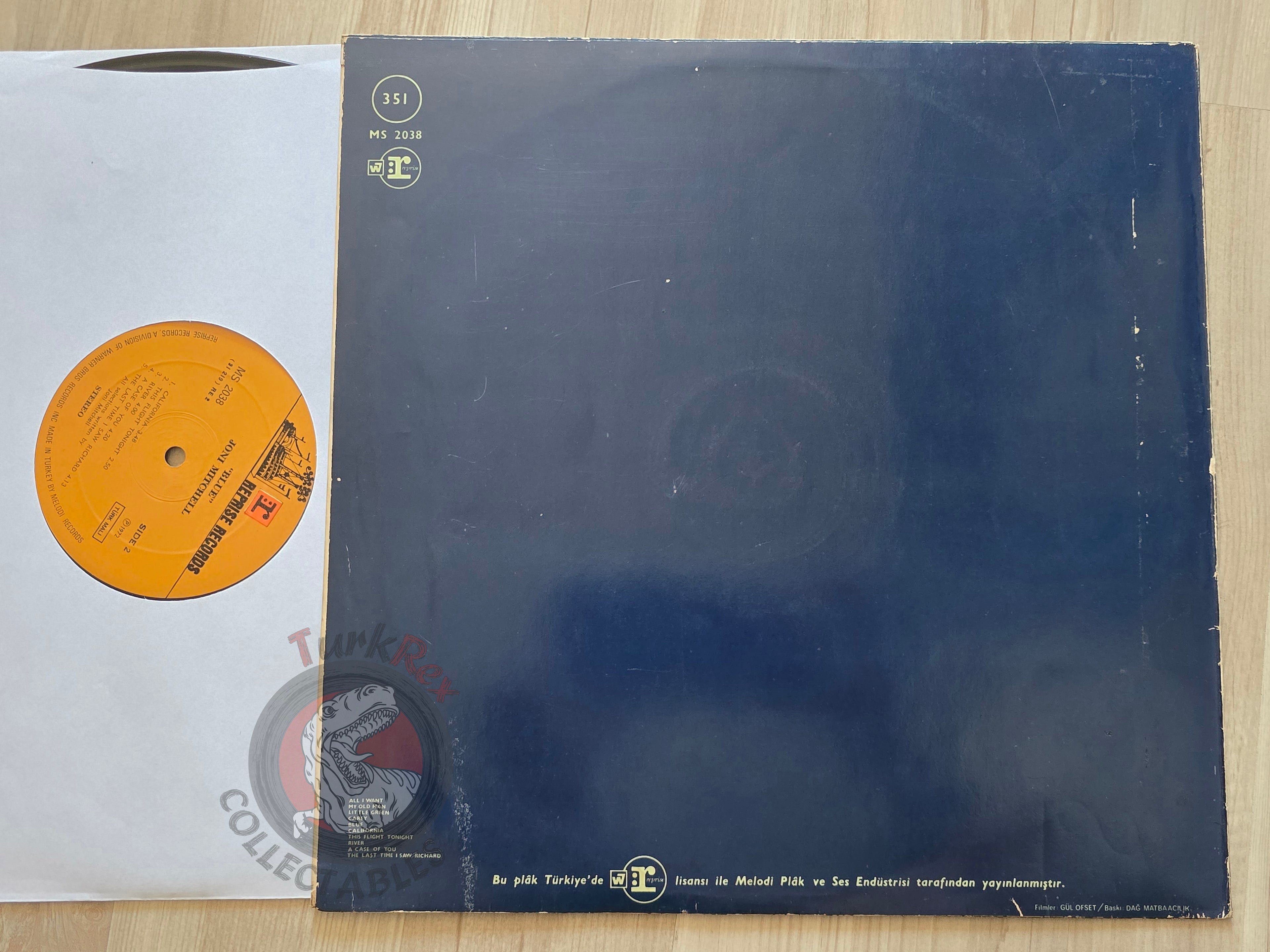 Joni Mitchell – Blue Turkish Pressing Vinyl Turkey Edition