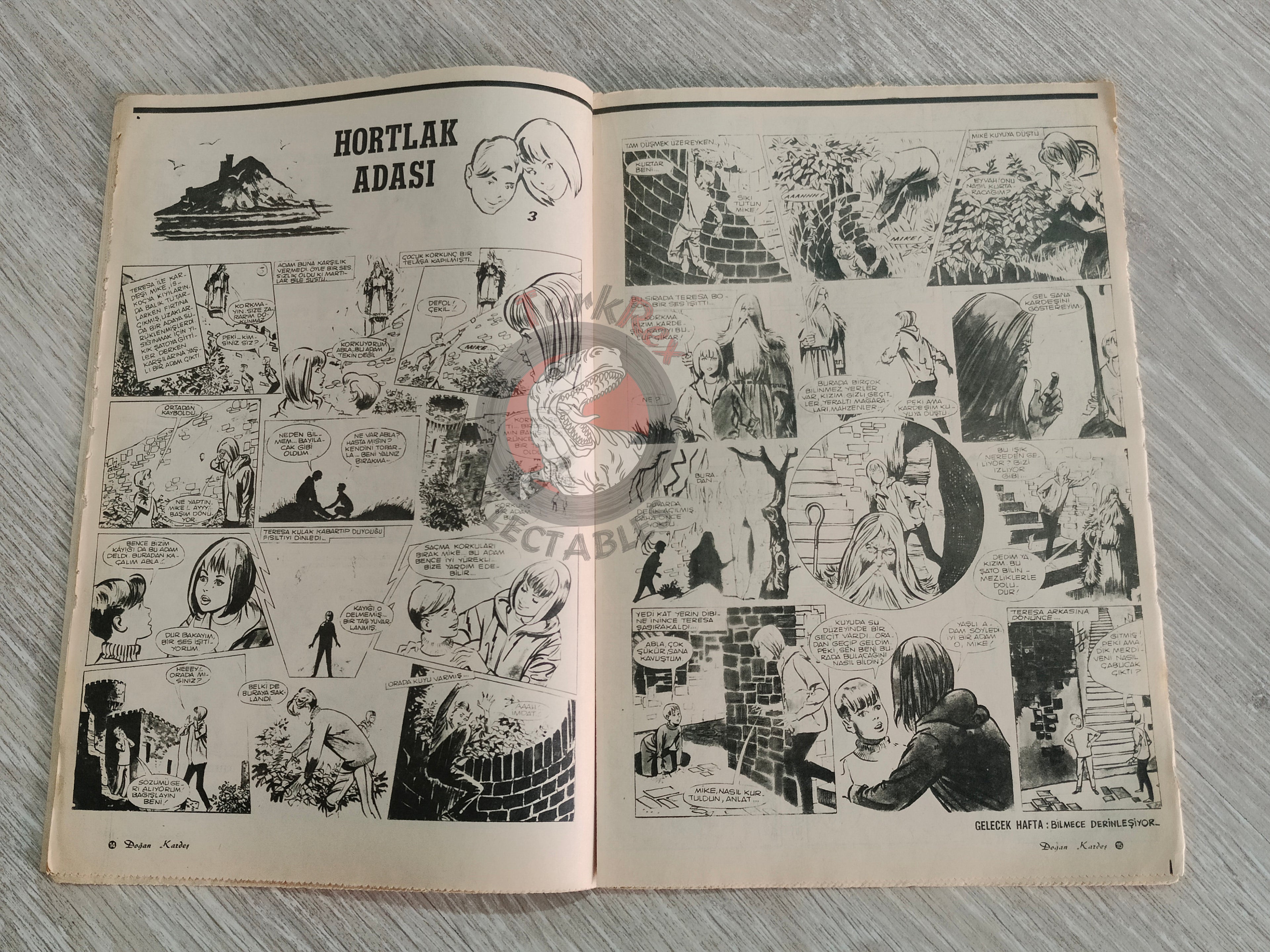 Doğan Kardeş 1971 Magazine #36 Turkish Comic Turkey Sinbad the Sailor Alice In Wonderland