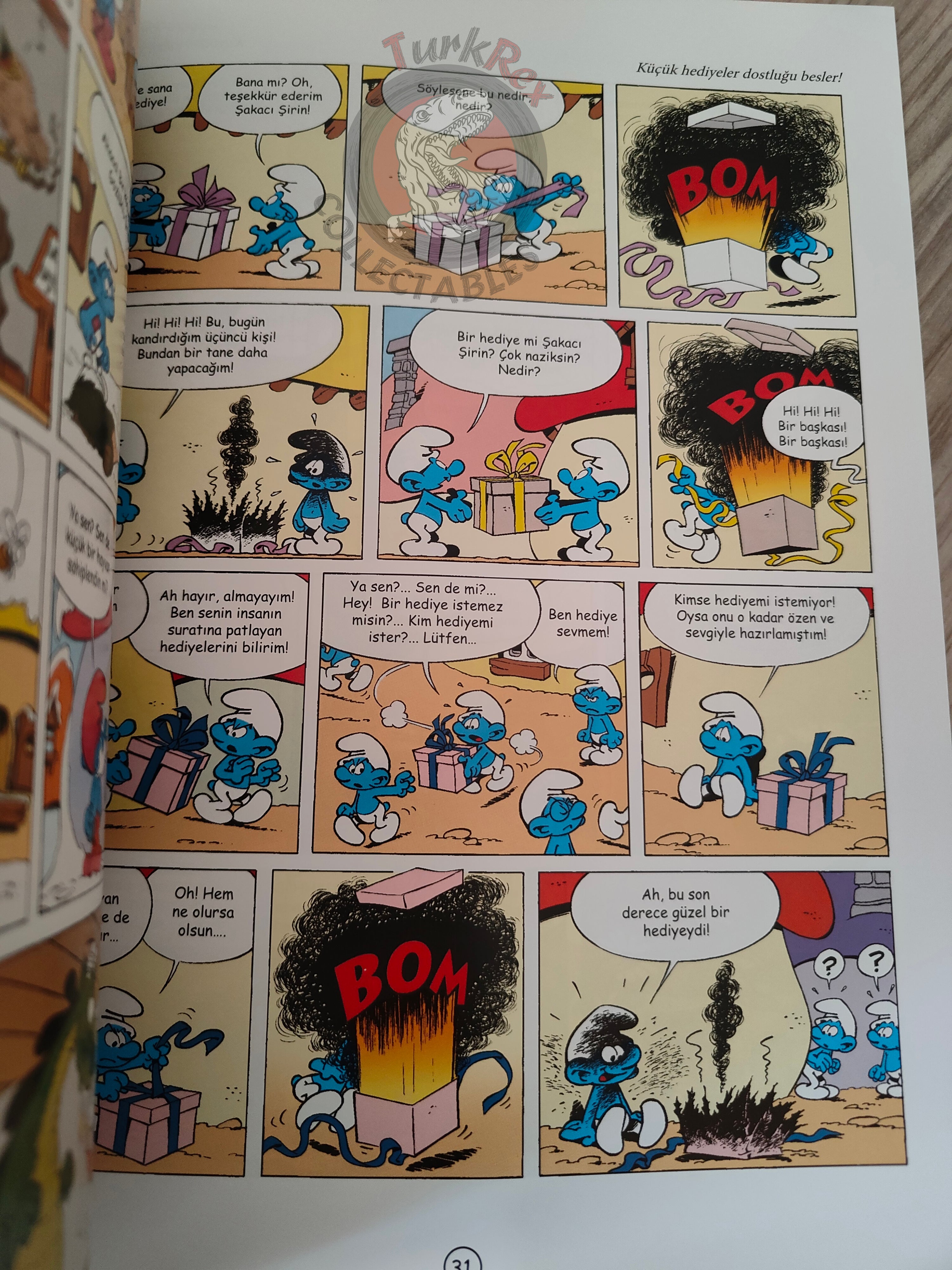 The Smurfs #8 Stories of the Smurfs2013 Turkish Comic Turkey Schtroumpf