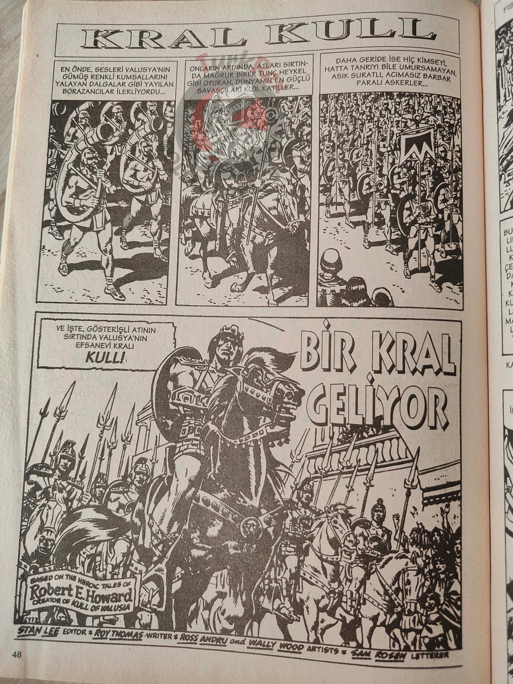 Imparator Conan #14 Kull #1 Turkish Comic Turkey Frank Frazetta