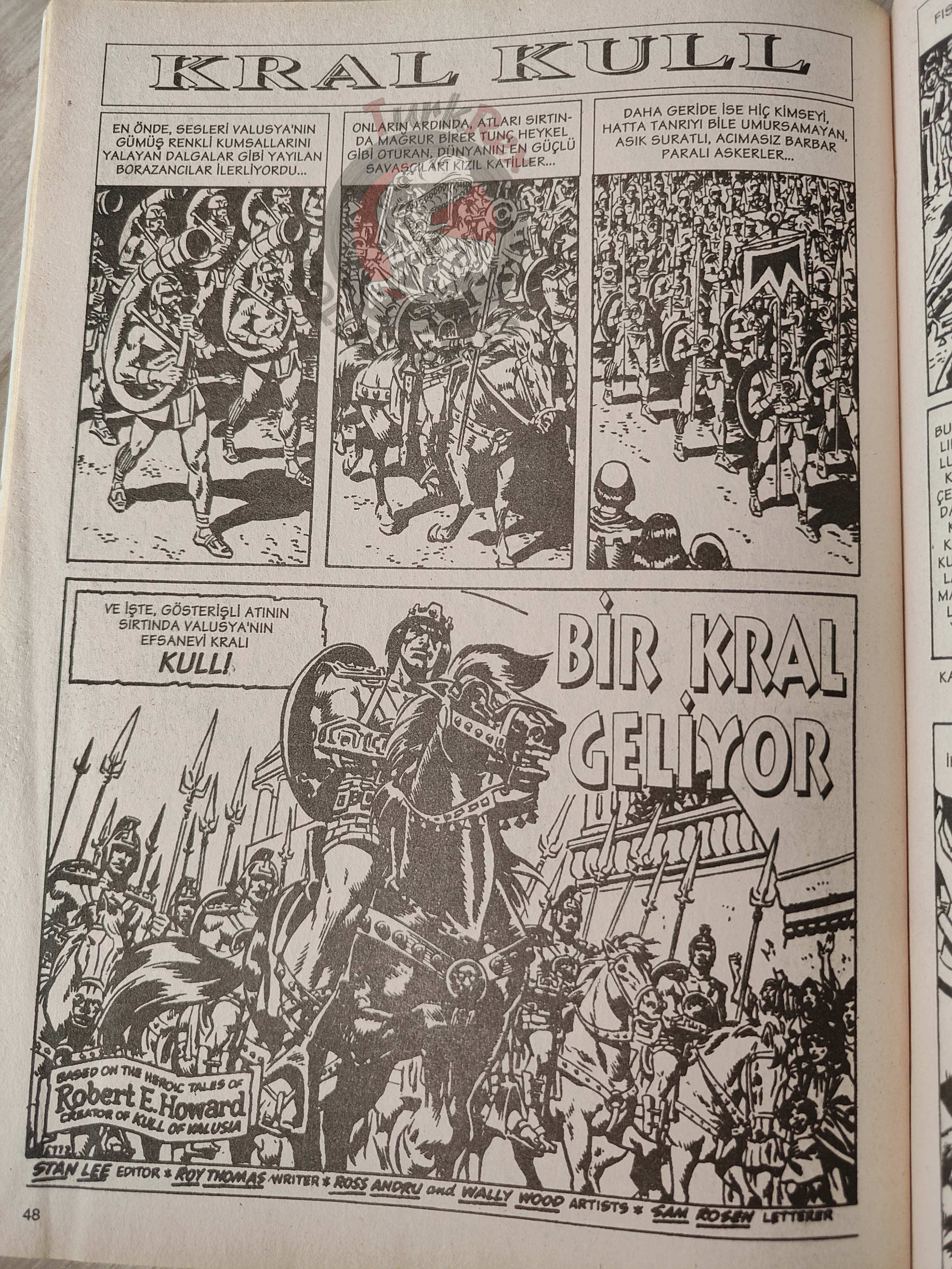 Imparator Conan #14 Kull #1 Turkish Comic Turkey Frank Frazetta