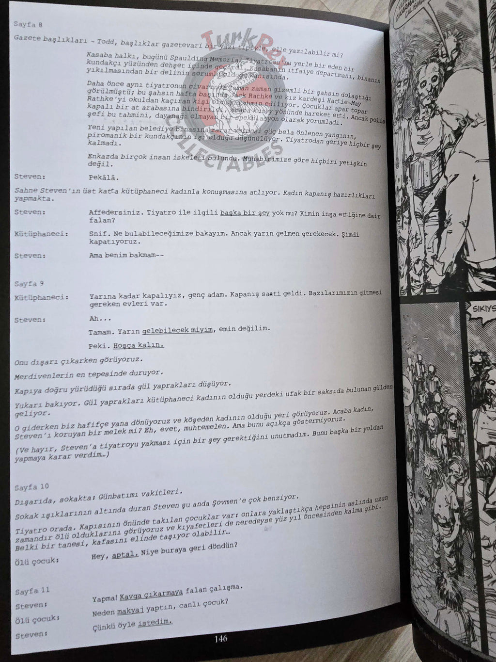 The Last Temptation - Neil Gaiman Alice Cooper Turkish Comic Turkey 2015