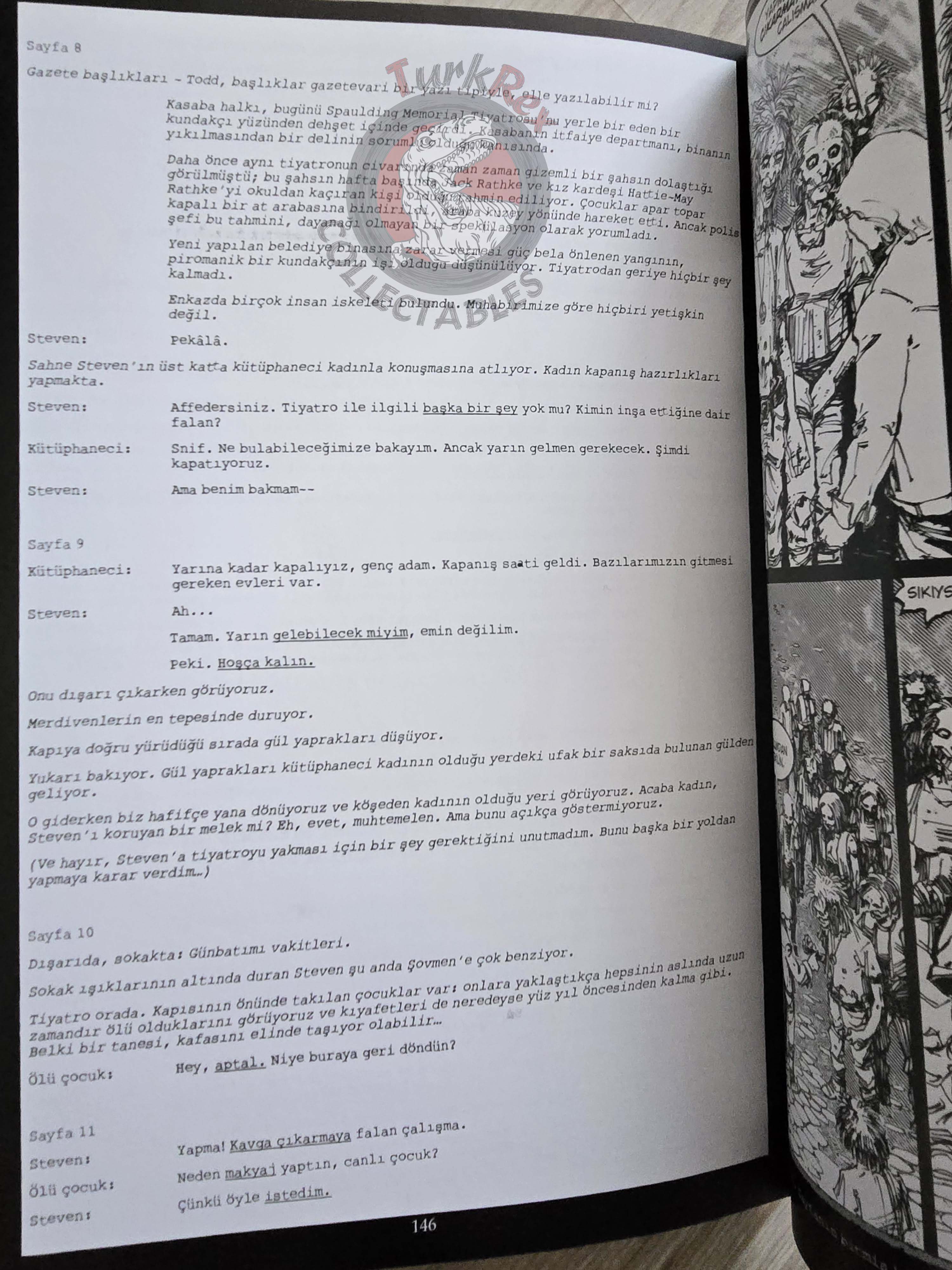 The Last Temptation - Neil Gaiman Alice Cooper Turkish Comic Turkey 2015