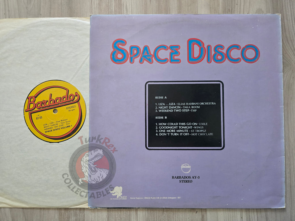 Various – Space Disco Volume 1 Turkish Pressing Vinyl Turkey Edition Wings