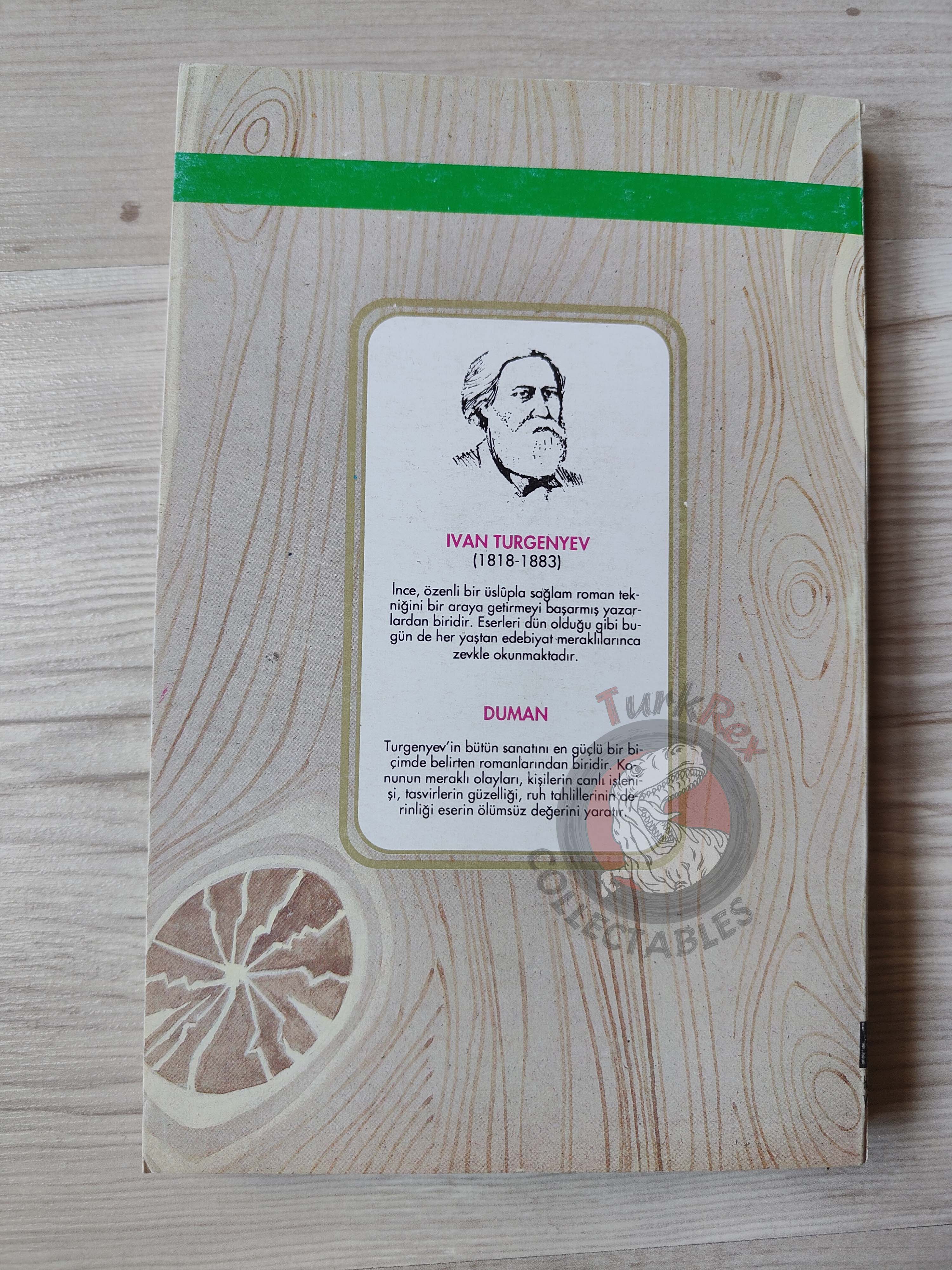 Ivan Turgenev – Smoke 1972 Turkish Book Turkey