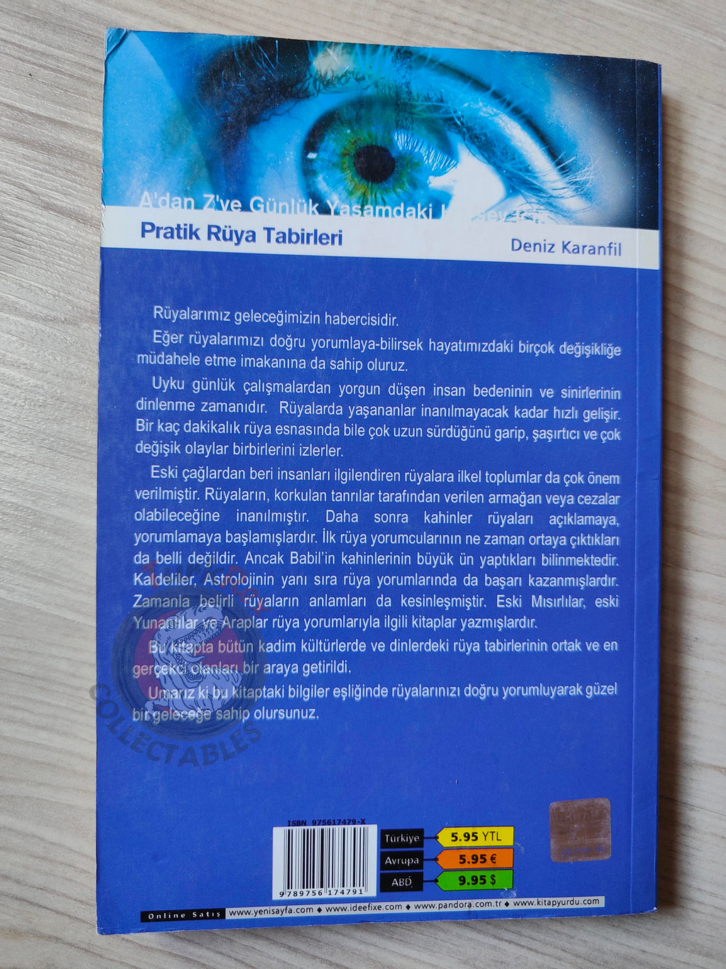 Dream Interpretation Analysis 2005 Turkish Book Turkey
