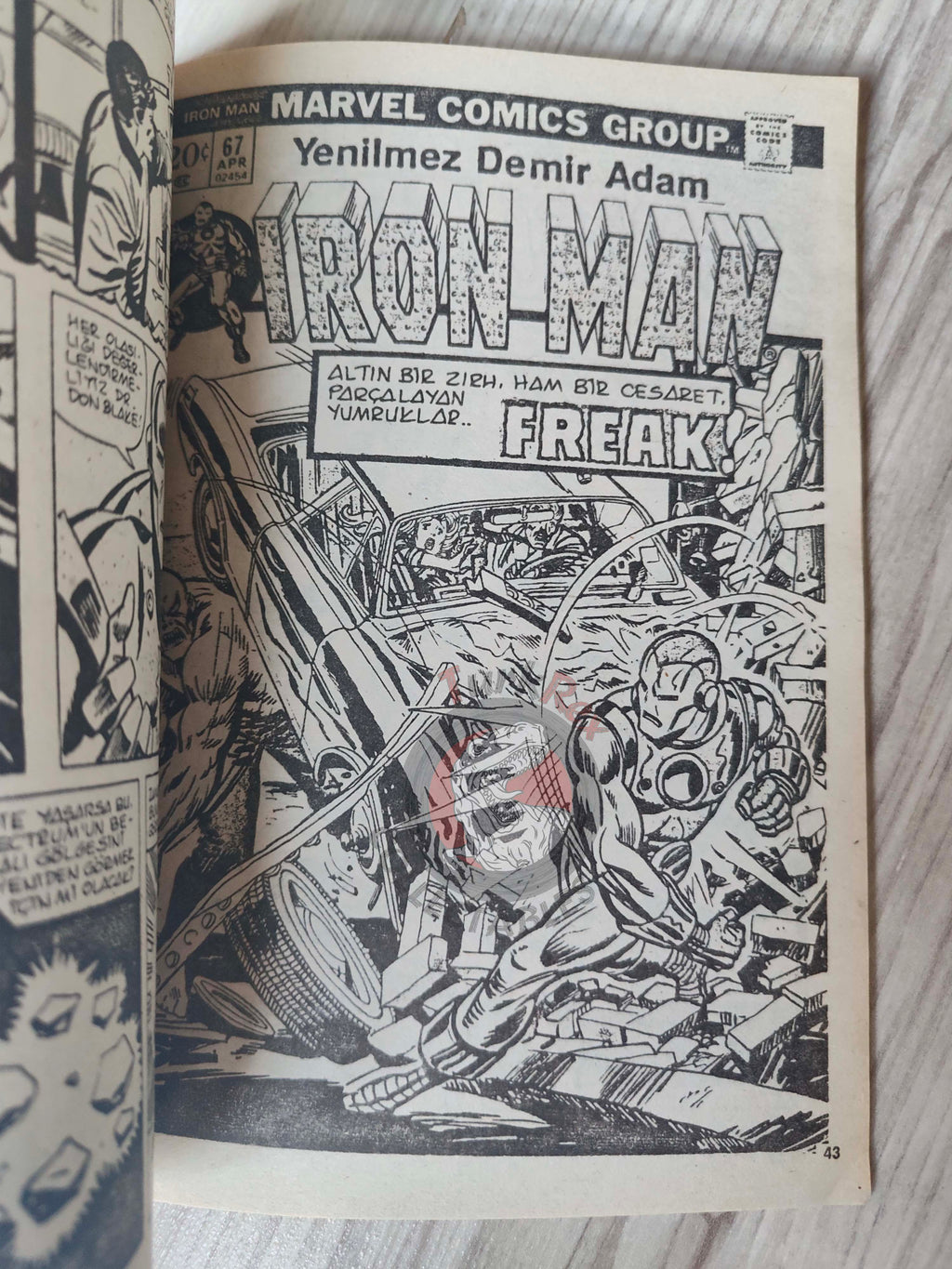 Iron Man #4 1988 Turkish Comic Turkey cover #67 inside #65 #66 #67 Crash Thor