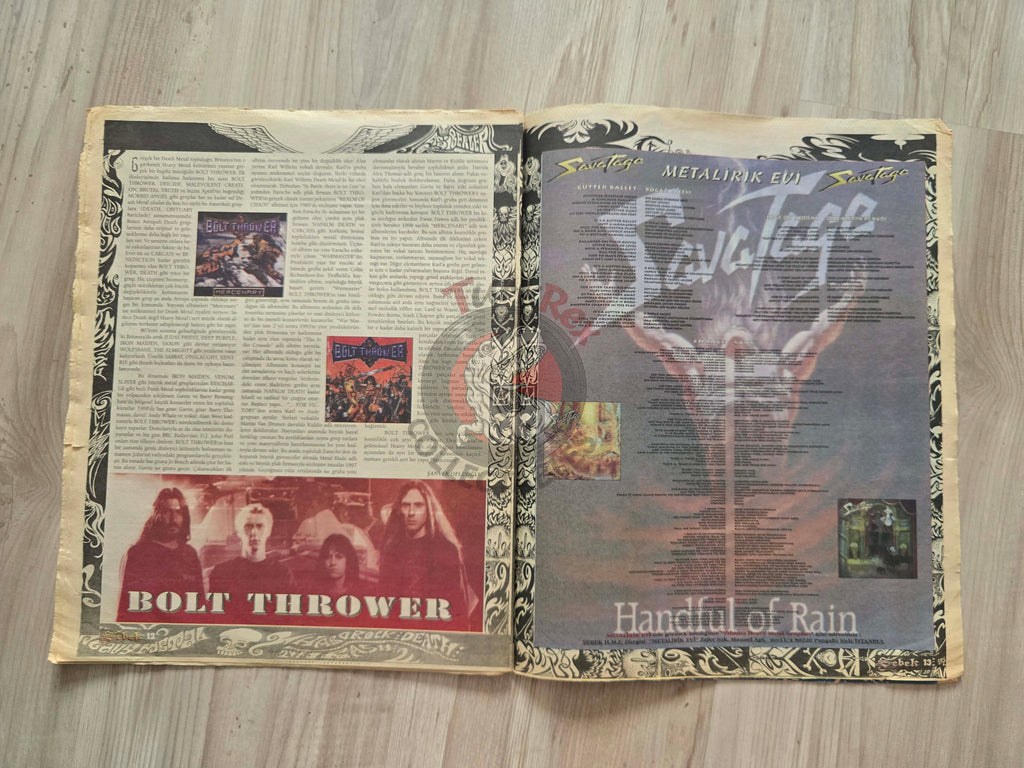 Şebek Fanzine 1998 Judas Priest Turkish Mag Turkey Savatage Bolt Thrower Black Sabbath Satyricon