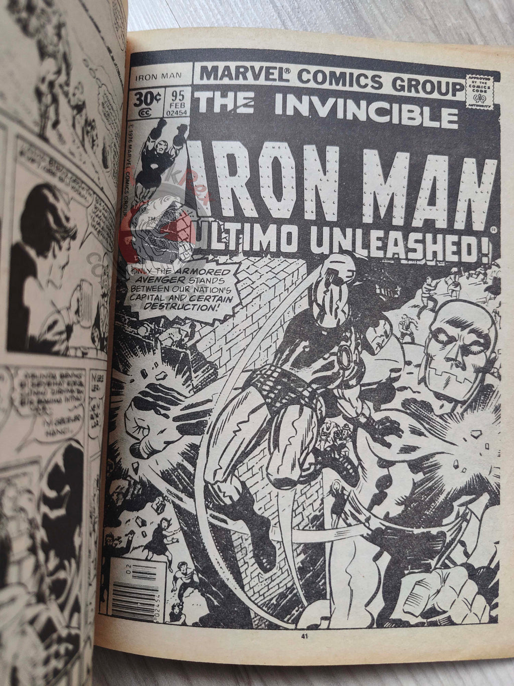 Iron Man #7 Demir Adam 1989 Turkish Comic Turkey #93 #94 #95 #96