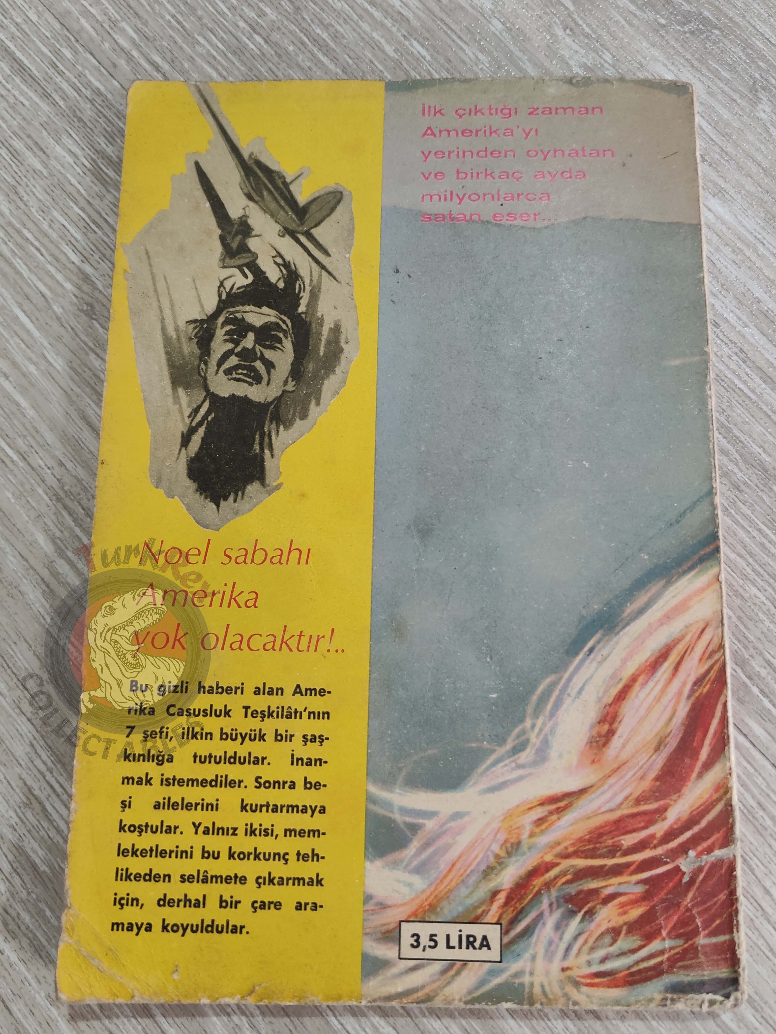 Pat Frank – Forbidden Area 1967 1st Turkish Book Turkey