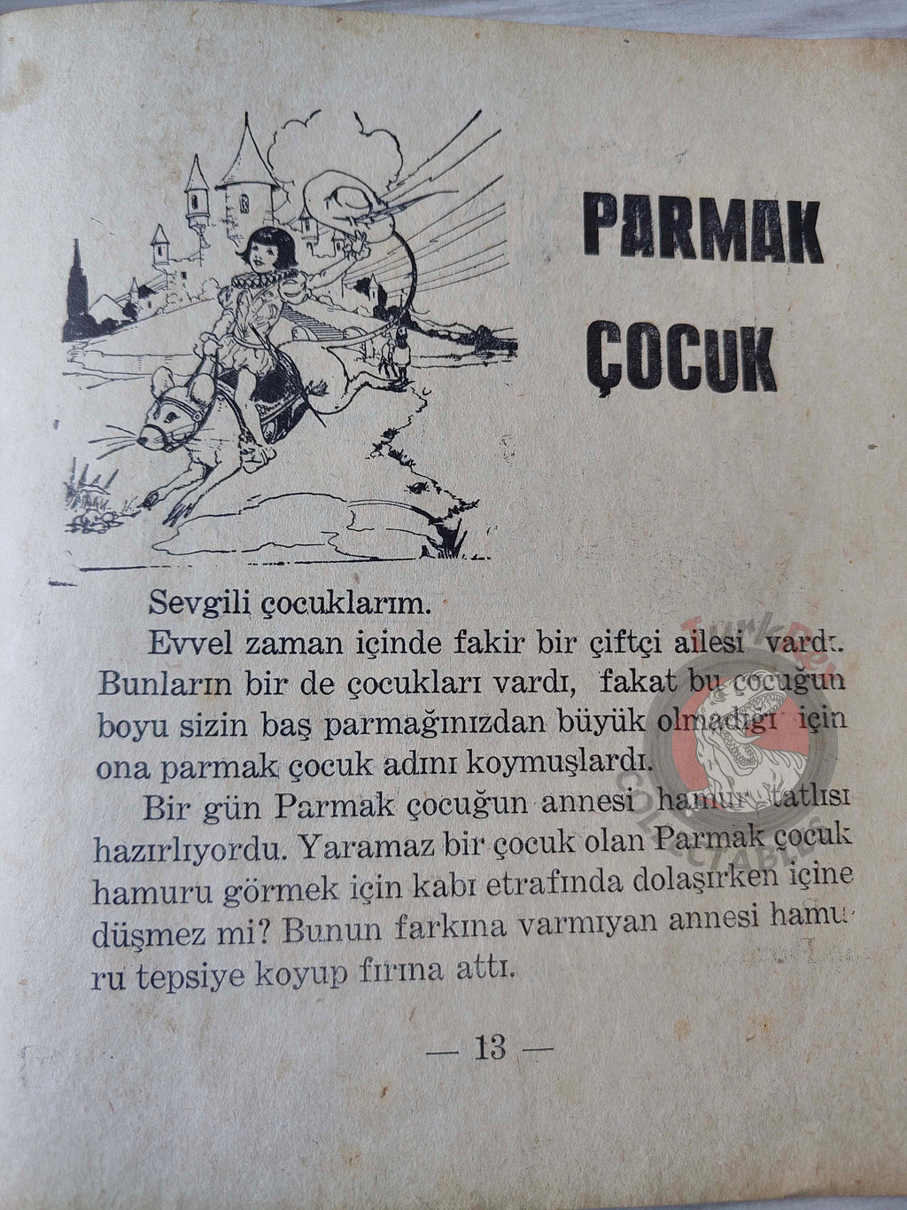 Noah’s Ark Genesis 1960s Turkish Book Turkey Illustrated Thumbelina