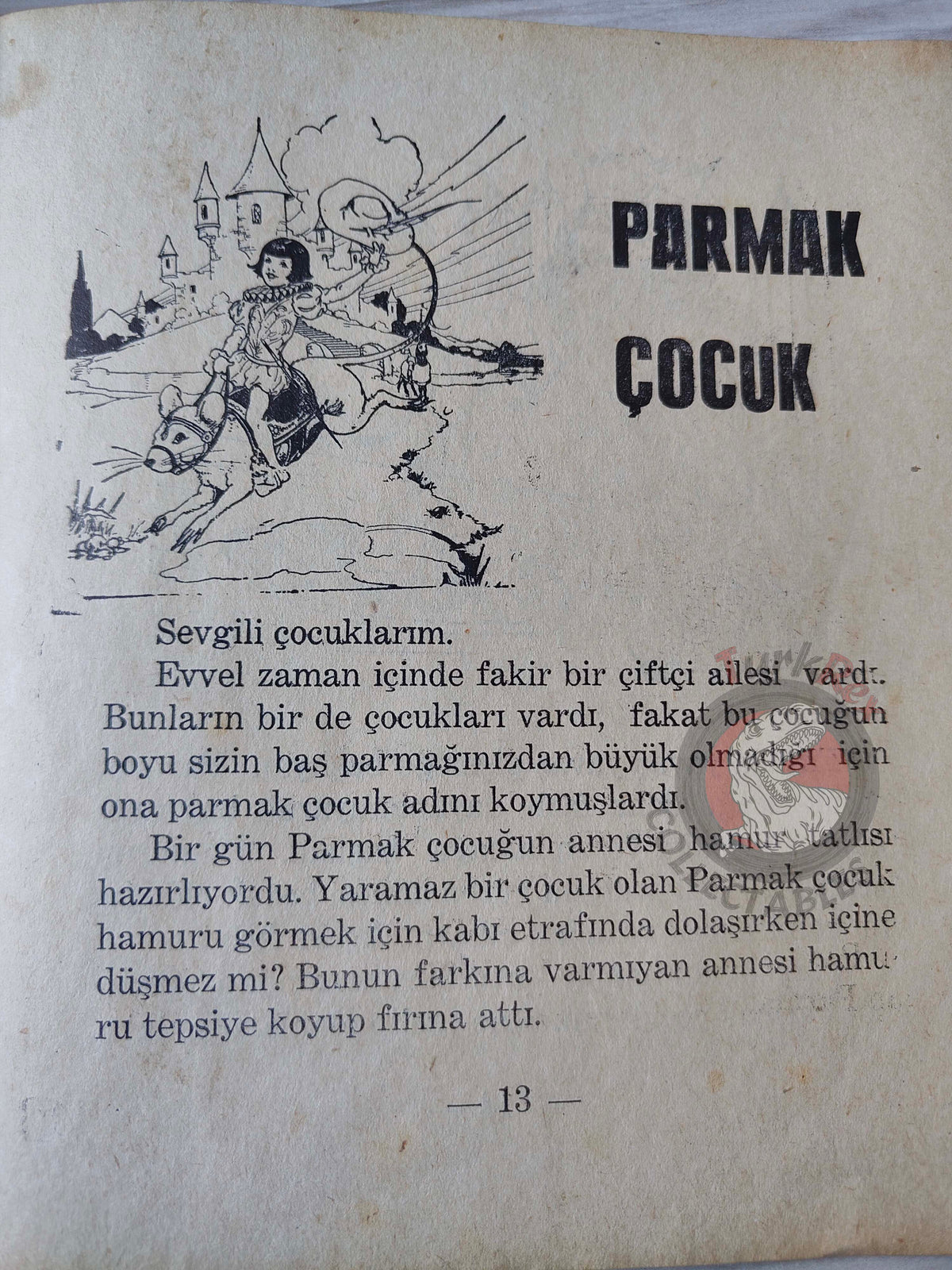 Noah’s Ark Genesis 1960s Turkish Book Turkey Illustrated Thumbelina