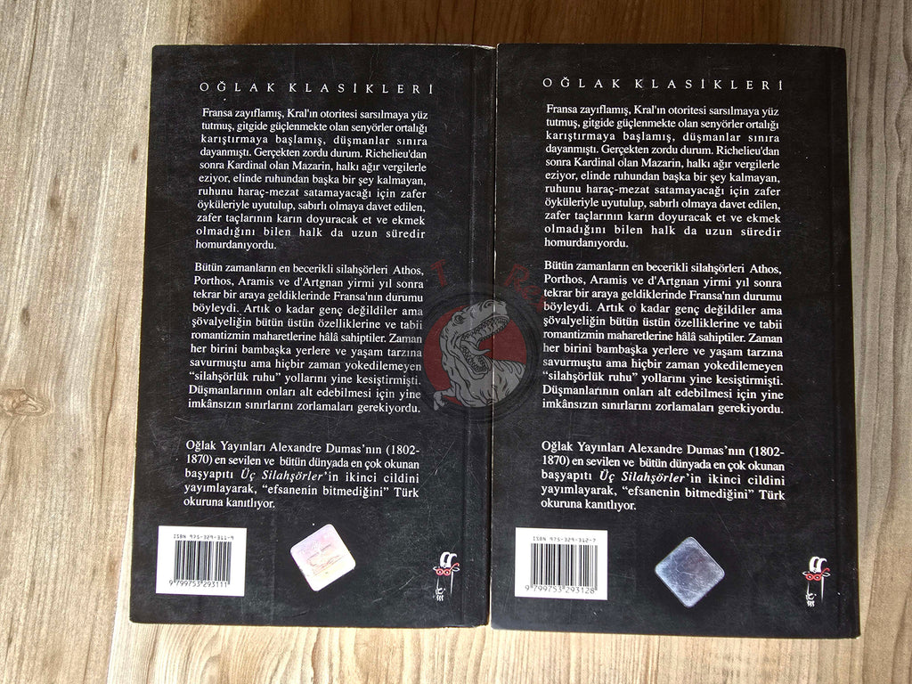 Alexandre Dumas – The Three Musketeers: Twenty Years After 2000 Turkish Book Turkey