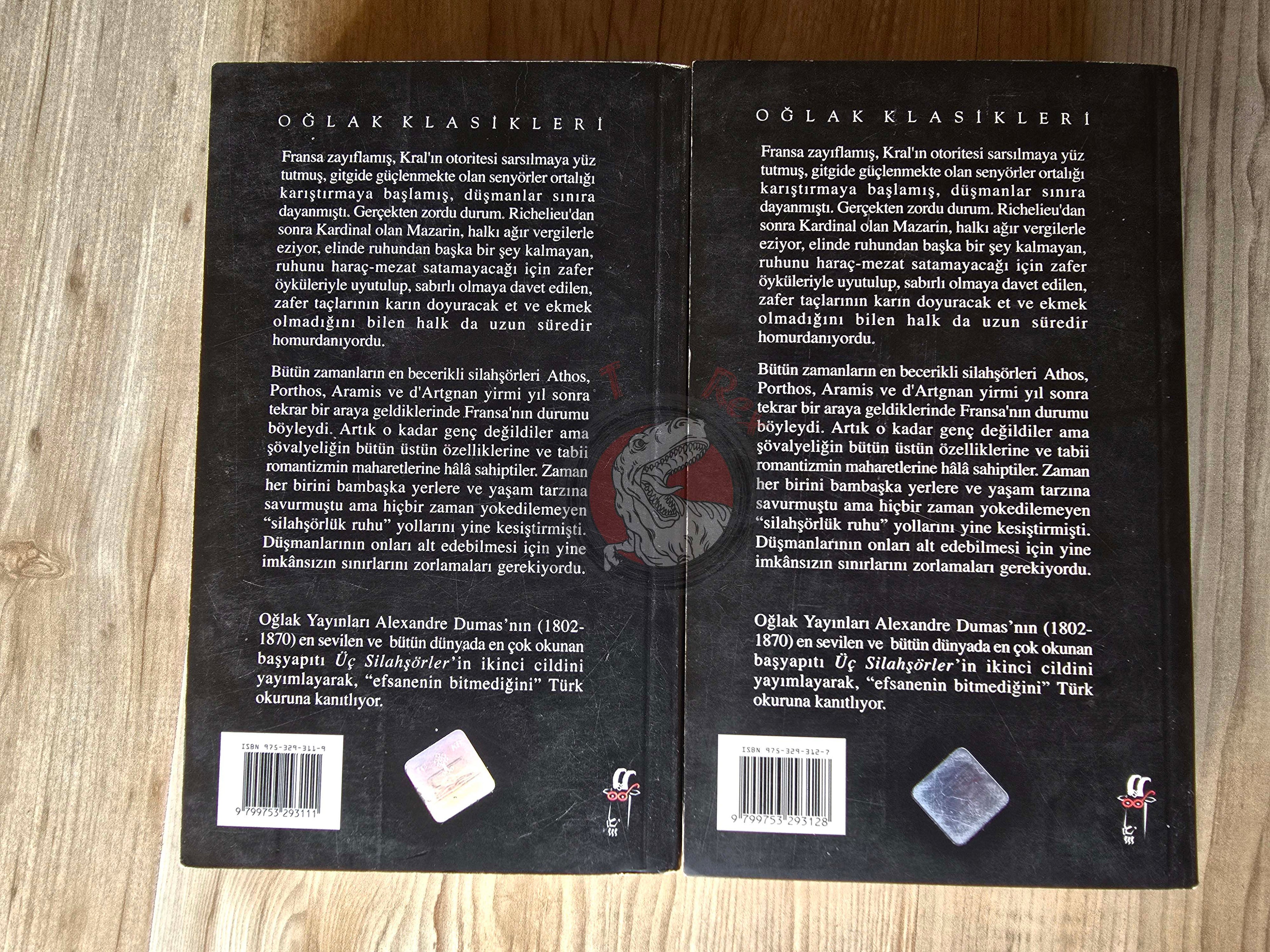 Alexandre Dumas – The Three Musketeers: Twenty Years After 2000 Turkish Book Turkey