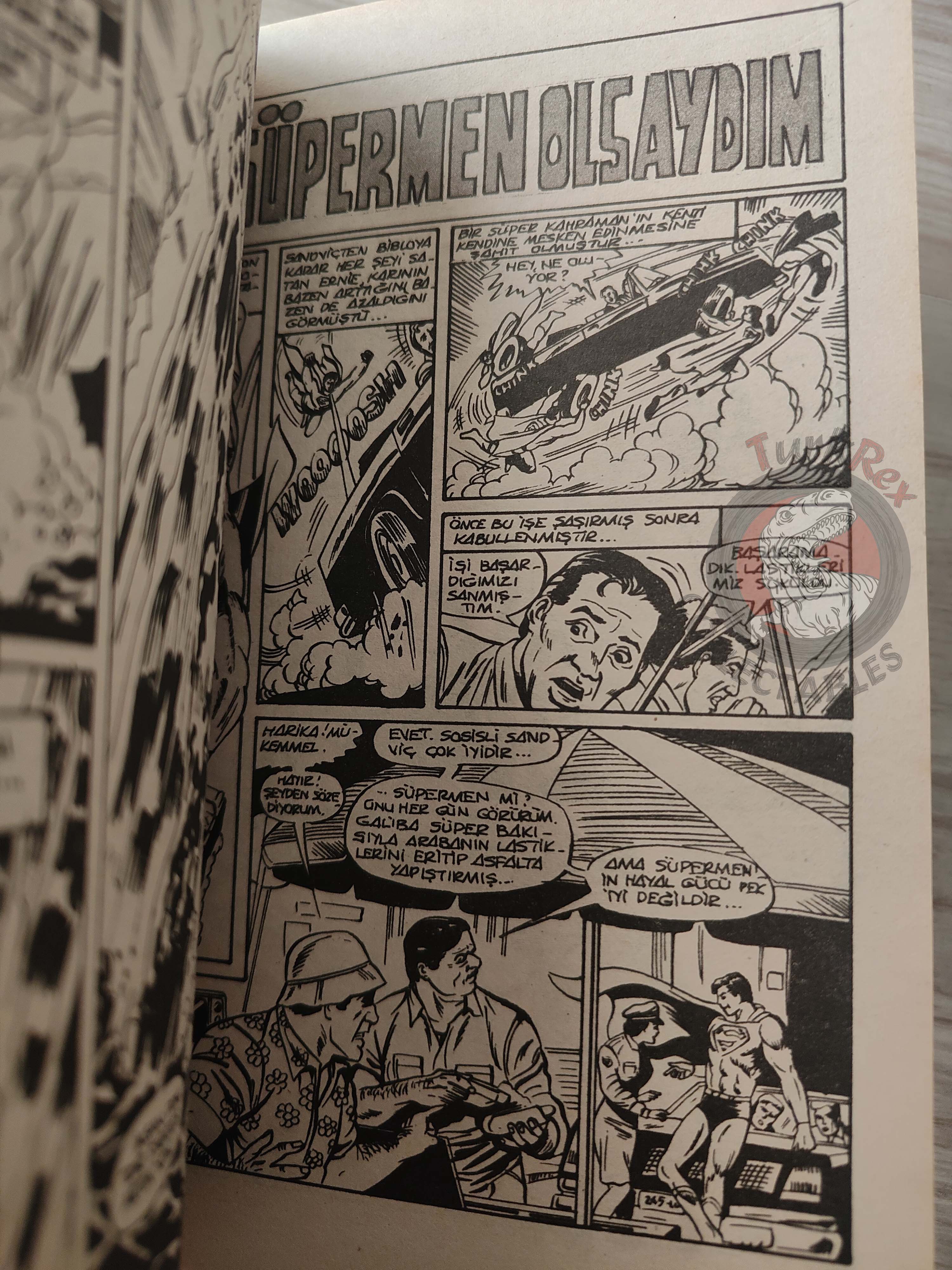 Superman #54 1988 Turkish Comic Turkey #418 #419 Action Comics #574 Supergirl Daredevil