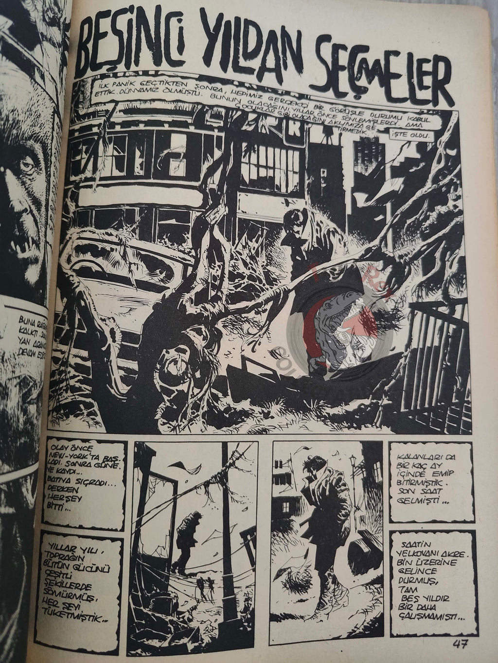 Korku April 1975 Turkish Comic Turkey Vampirella #34 Warren Creepy Eerie Enrich