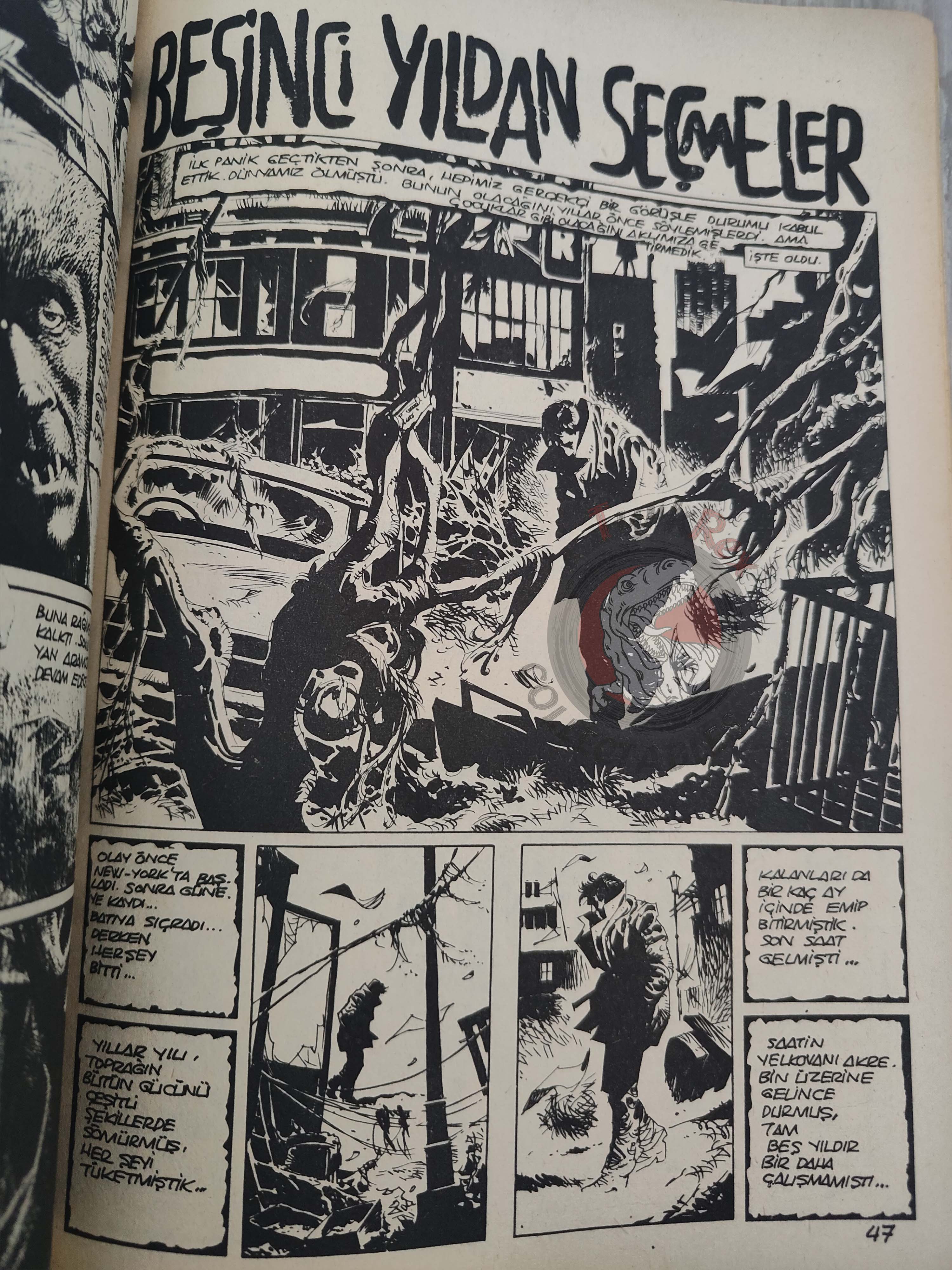 Korku April 1975 Turkish Comic Turkey Vampirella #34 Warren Creepy Eerie Enrich